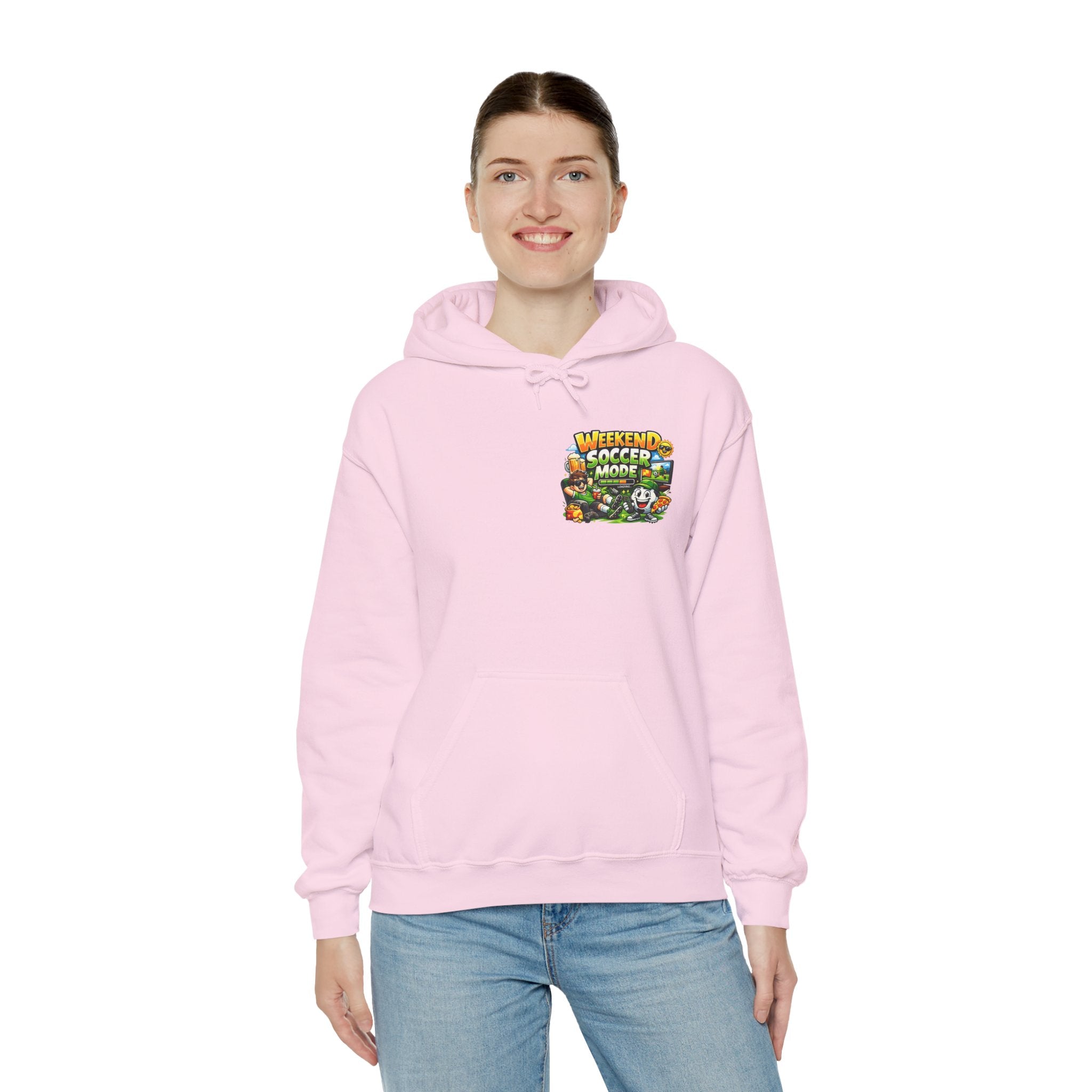 Weekend Soccer Mode Funny Hoodie