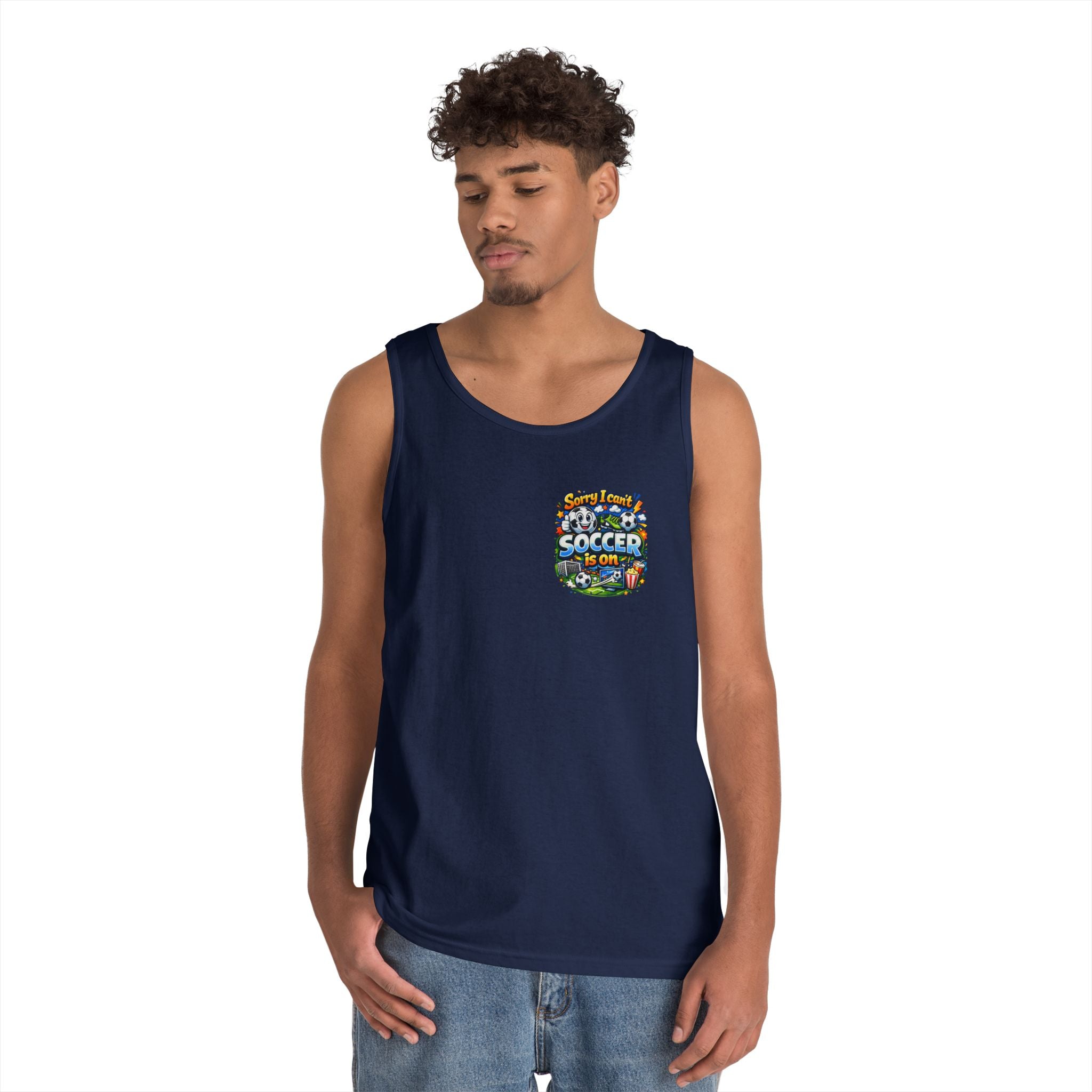 Sorry I Cant Soccer Is On Funny Tank Top