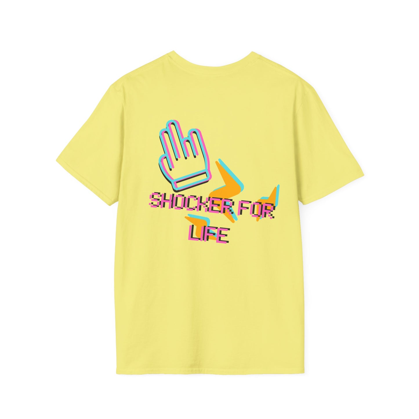 Unisex Softstyle T-Shirt: 'Are You Crooked?' & 'Shocker for Life' Graphic Tee