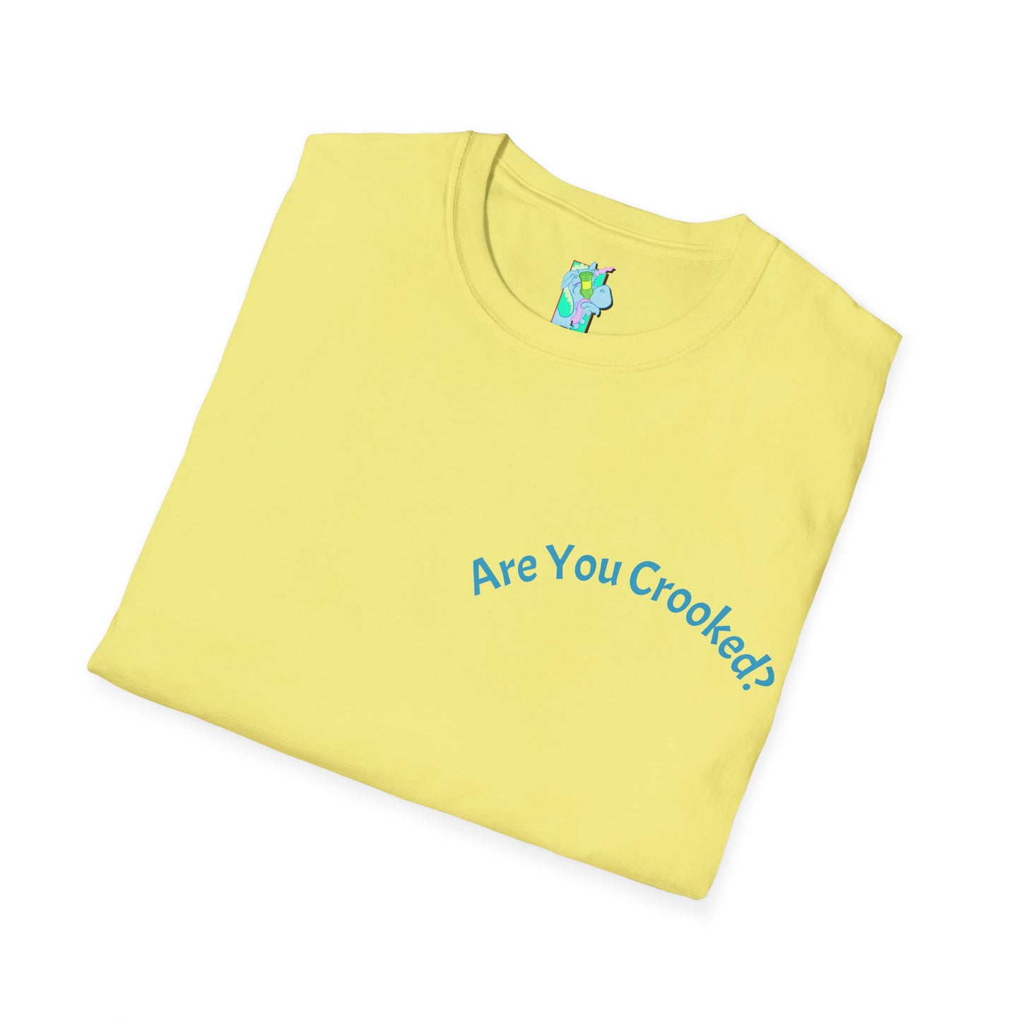 Cool Unicorn Graphic T-Shirt - Are You Crooked, RAVER? Unisex Tee