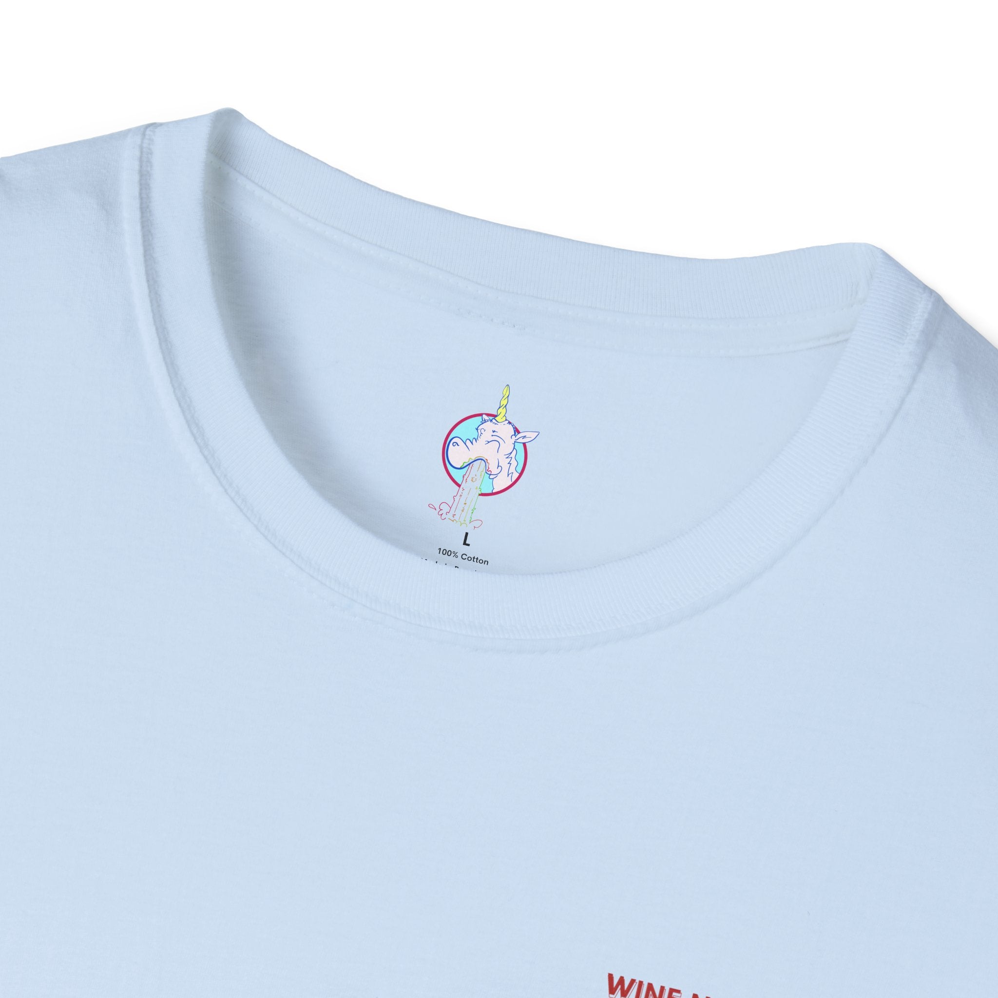 Wine Not? Graphic T-Shirt — Funny Wine Glass & Grapes Tee