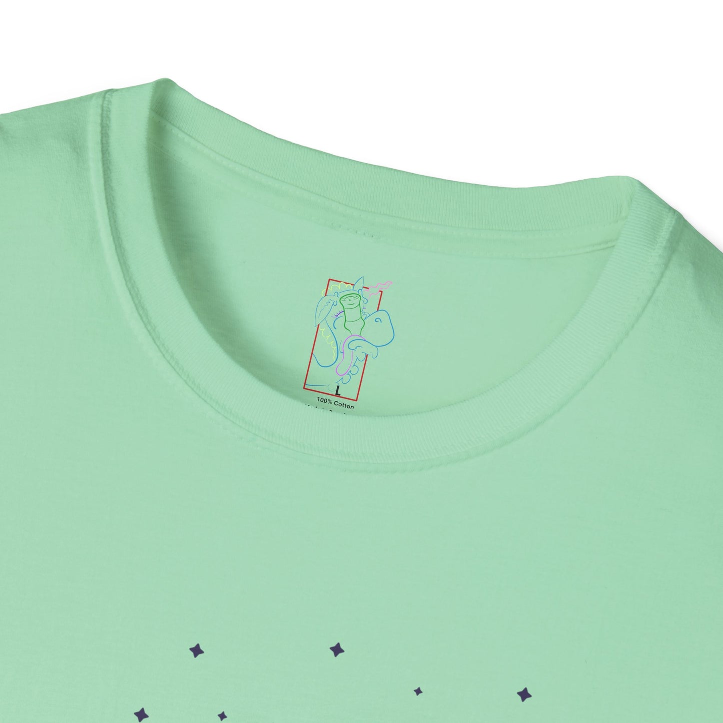 Unisex Softstyle T-Shirt with Rocket Design - Perfect for Space Lovers, Parties, Birthdays, Everyday Wear, or Gifts