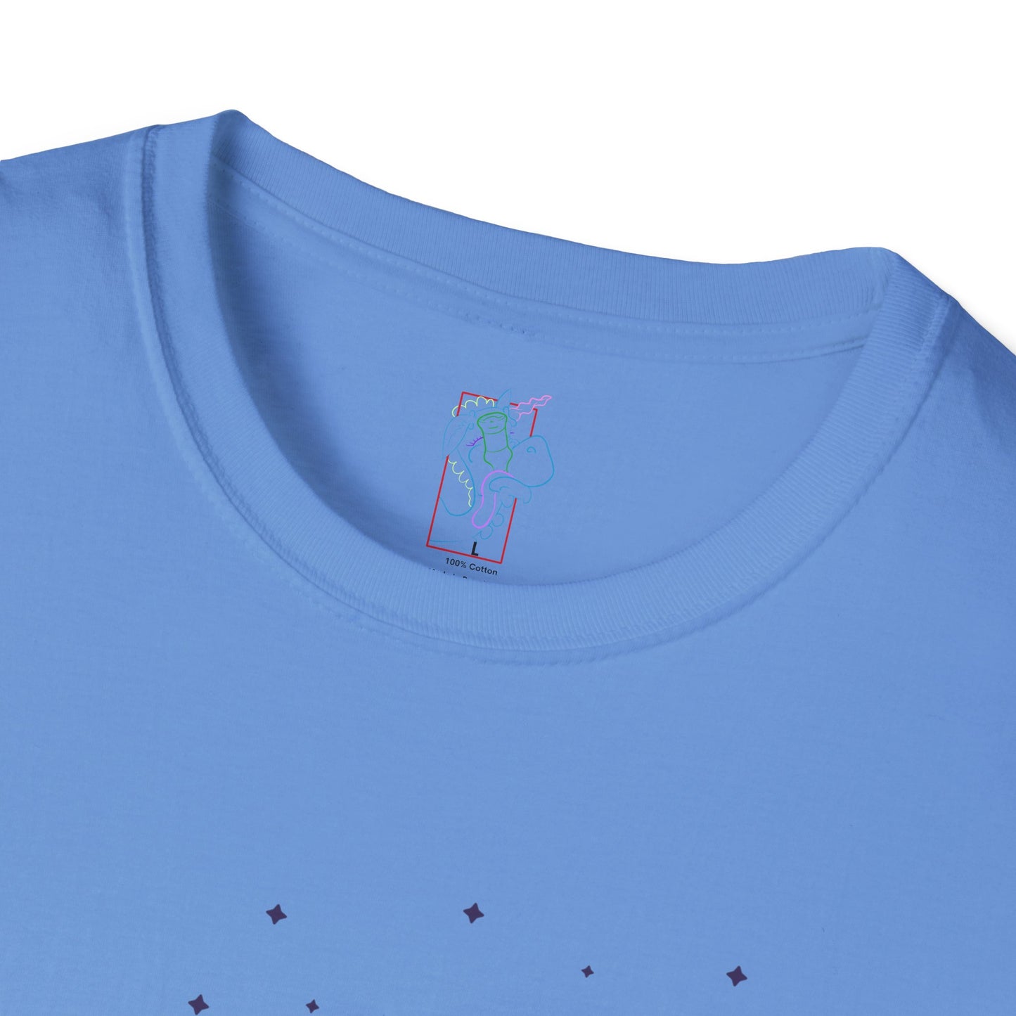 Unisex Softstyle T-Shirt with Rocket Design - Perfect for Space Lovers, Parties, Birthdays, Everyday Wear, or Gifts