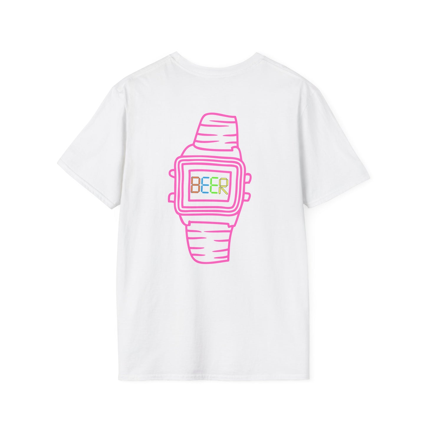 Retro Beer Watch Unisex T-Shirt, Fun Graphic Tee, Casual Wear, Summer Style, Perfect Gift for Beer Lovers, Party Shirt