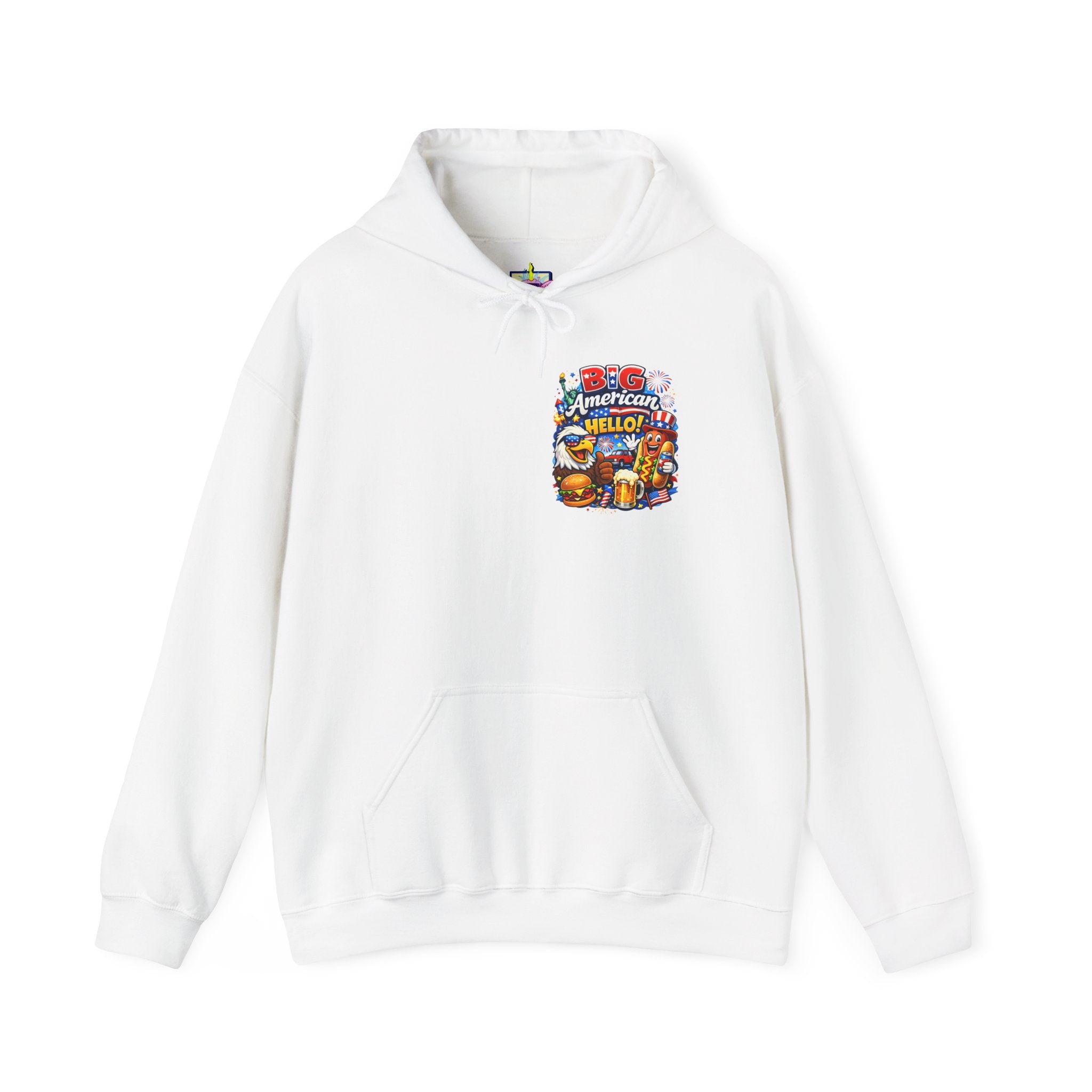 Big American Hello Funny Hoodie
