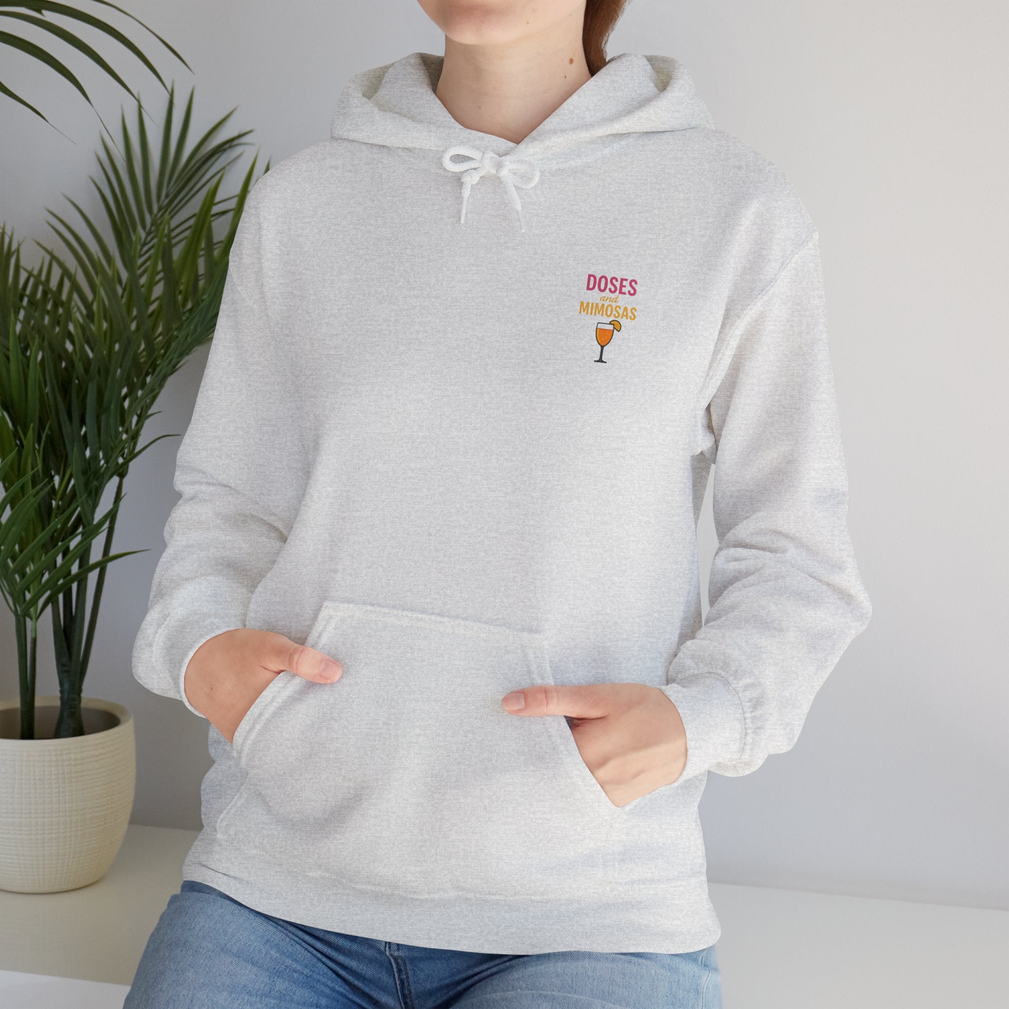 Party Vibes Hooded Sweatshirt — "Sunday Funday" Doses & Mimosas