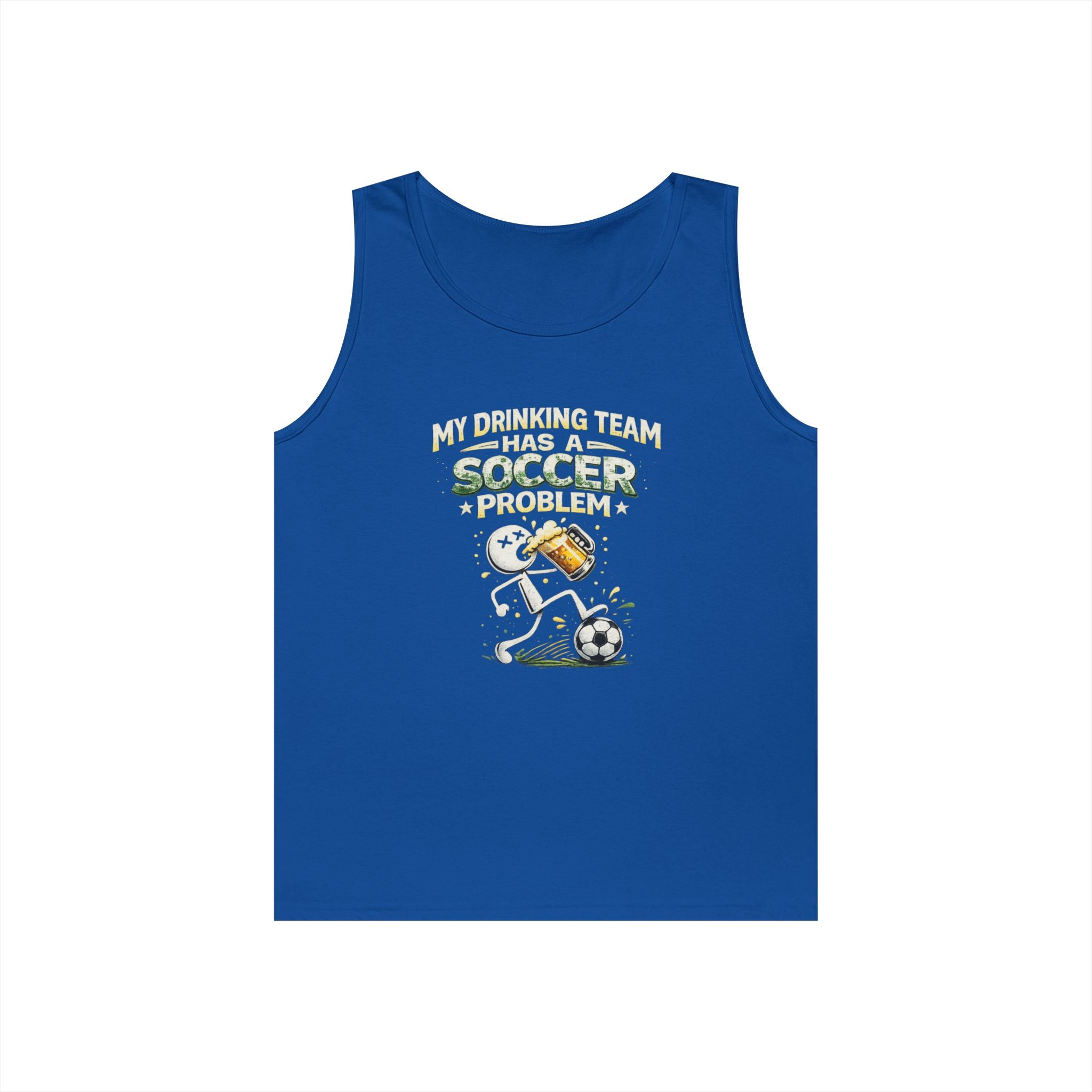 Soccer Drinking Team Tank Top – "My Drinking Team Has a Soccer Problem"
