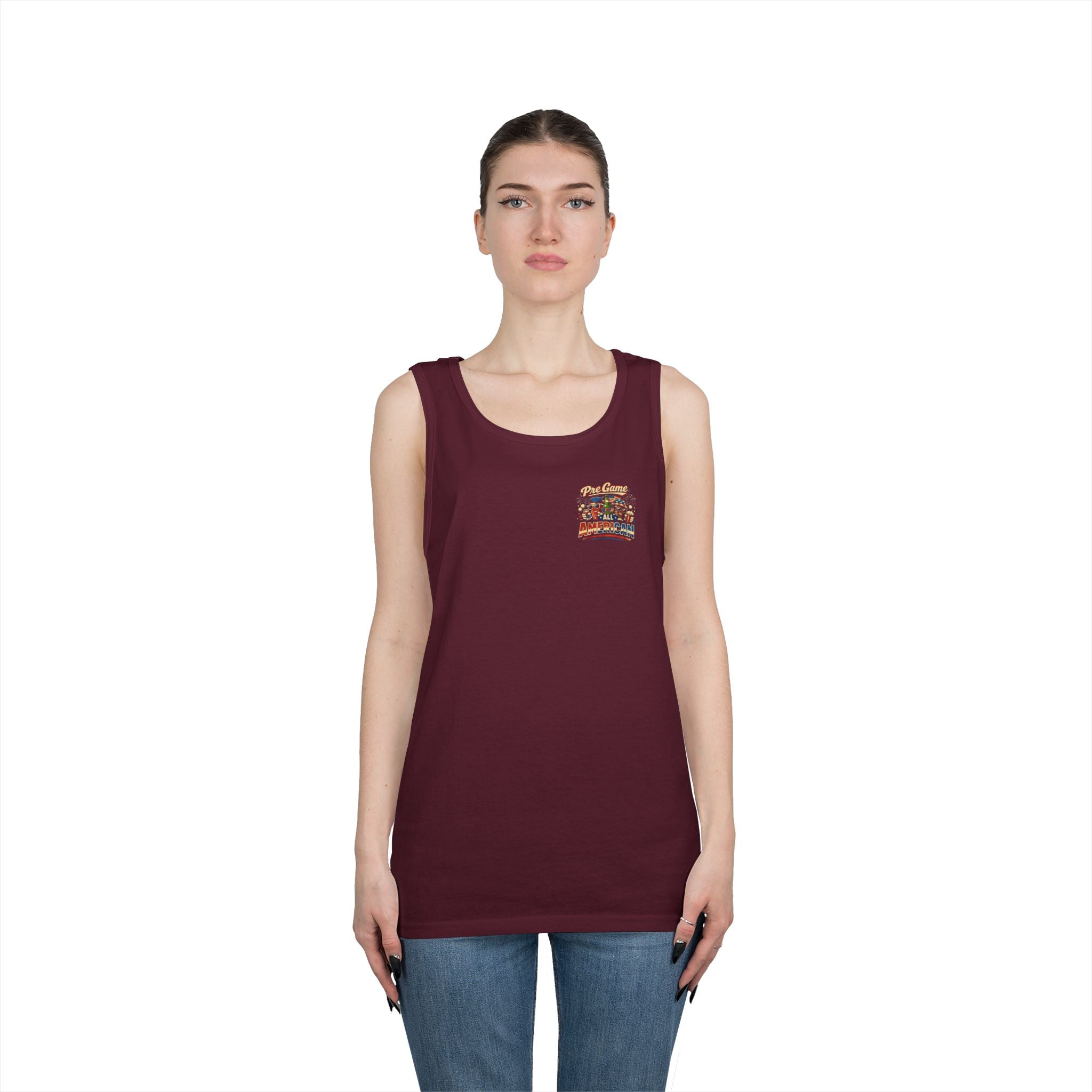 Pre Game All American Funny Tank Top