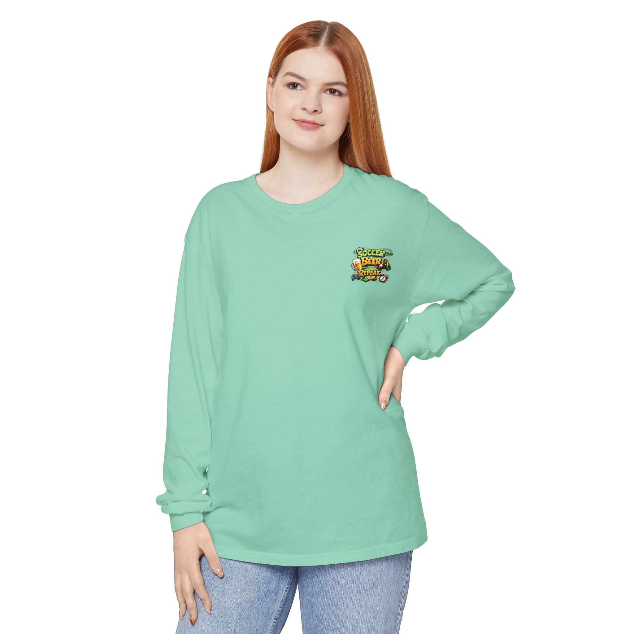 Soccer Beer Repeat Funny Sweatshirt