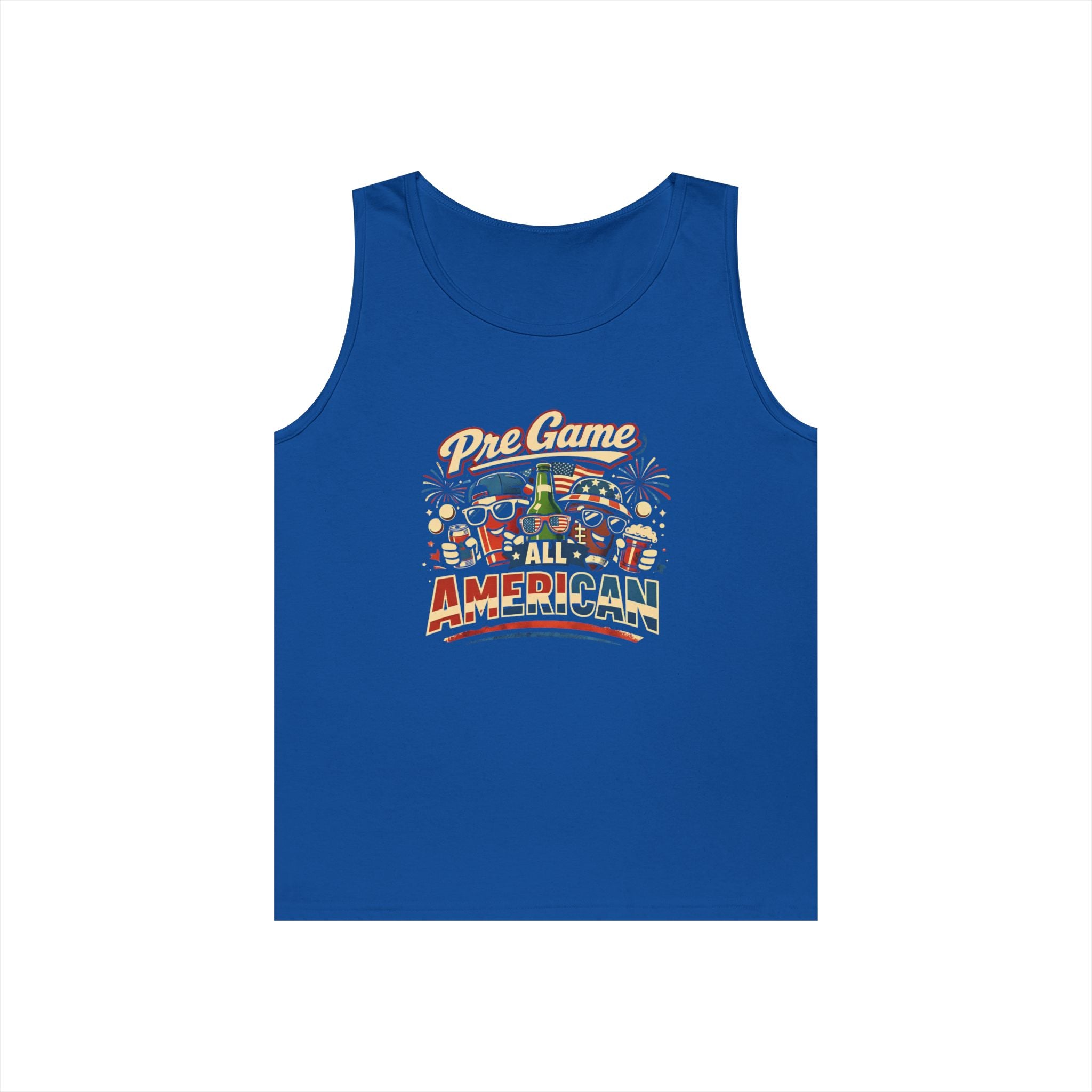 Pre Game All American Funny Tank Top