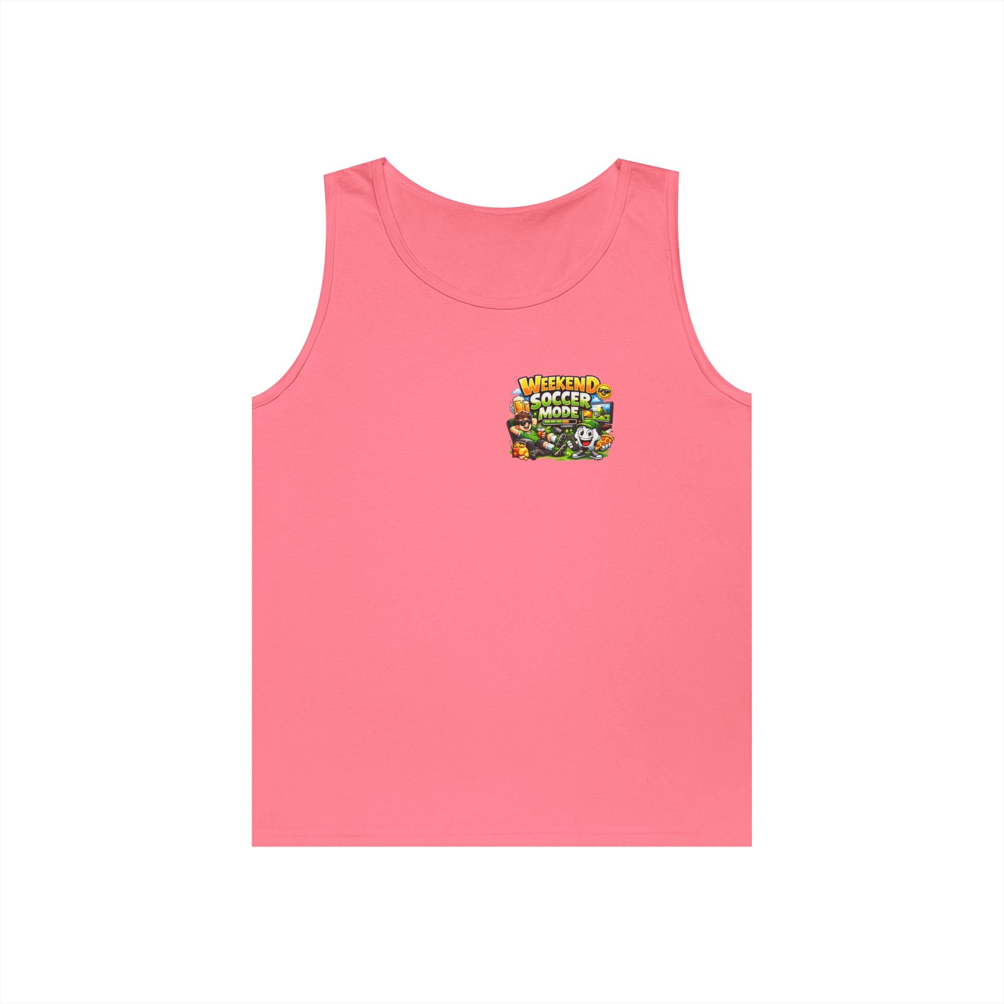 Weekend Soccer Mode Funny Tank Top