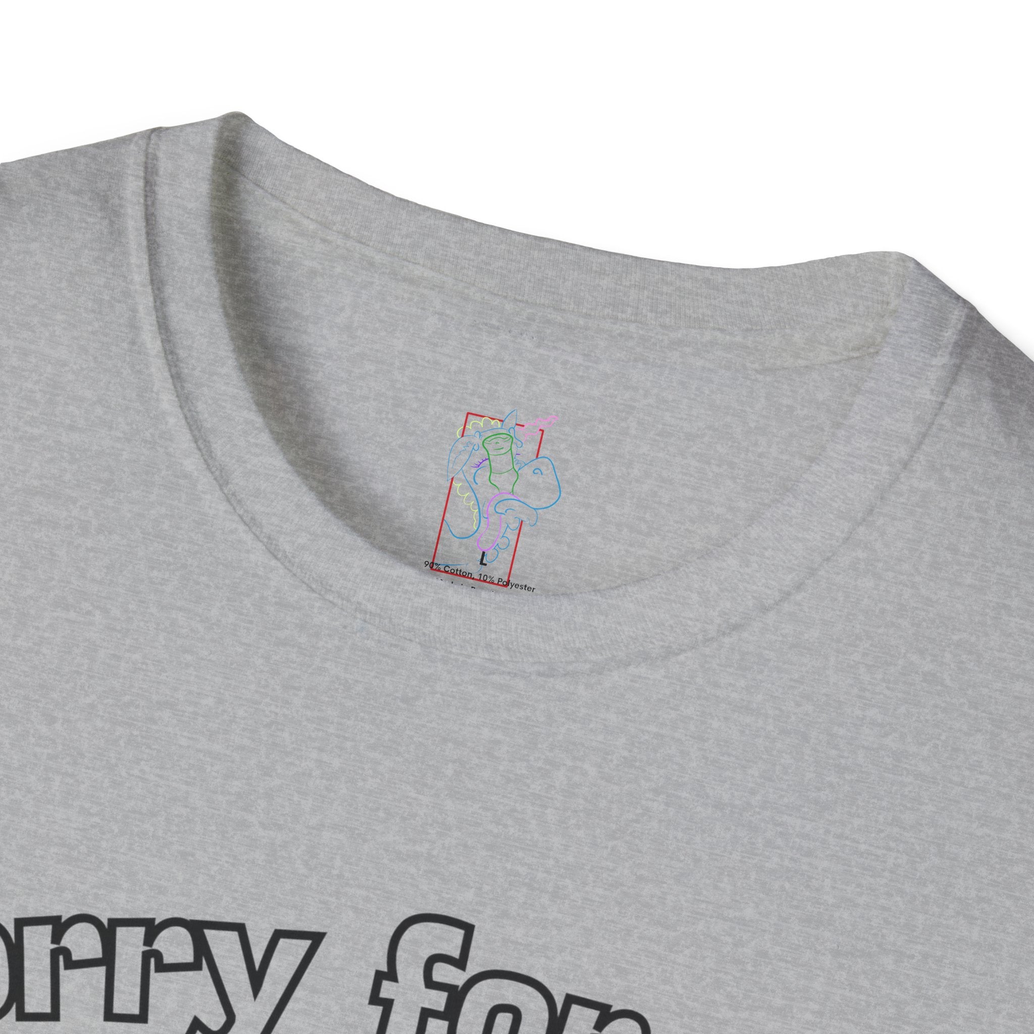 Sorry for Partying T-Shirt-Black