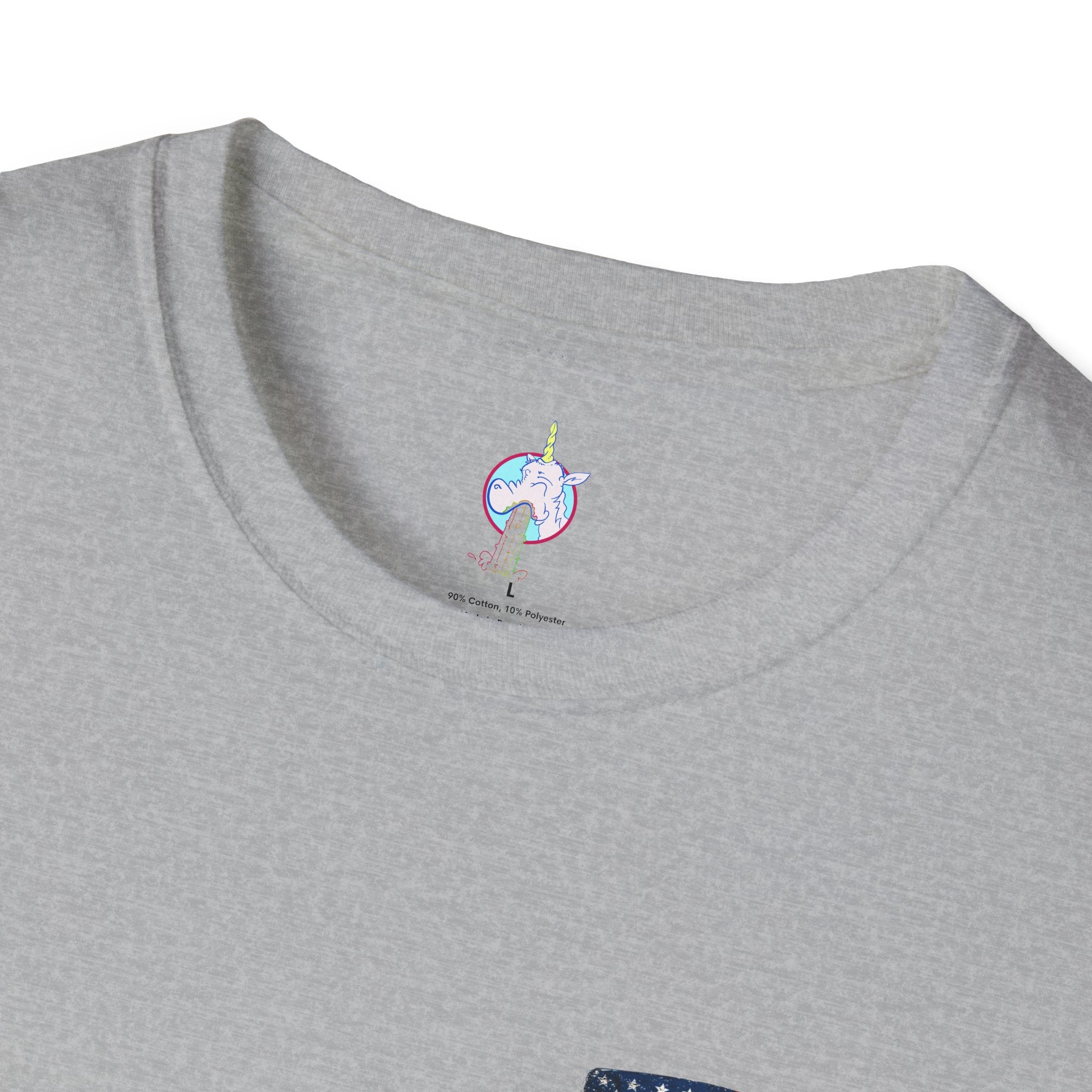 Soccer and Beer T-Shirt — American Flag Soccer Ball & Beer Graphic Tee