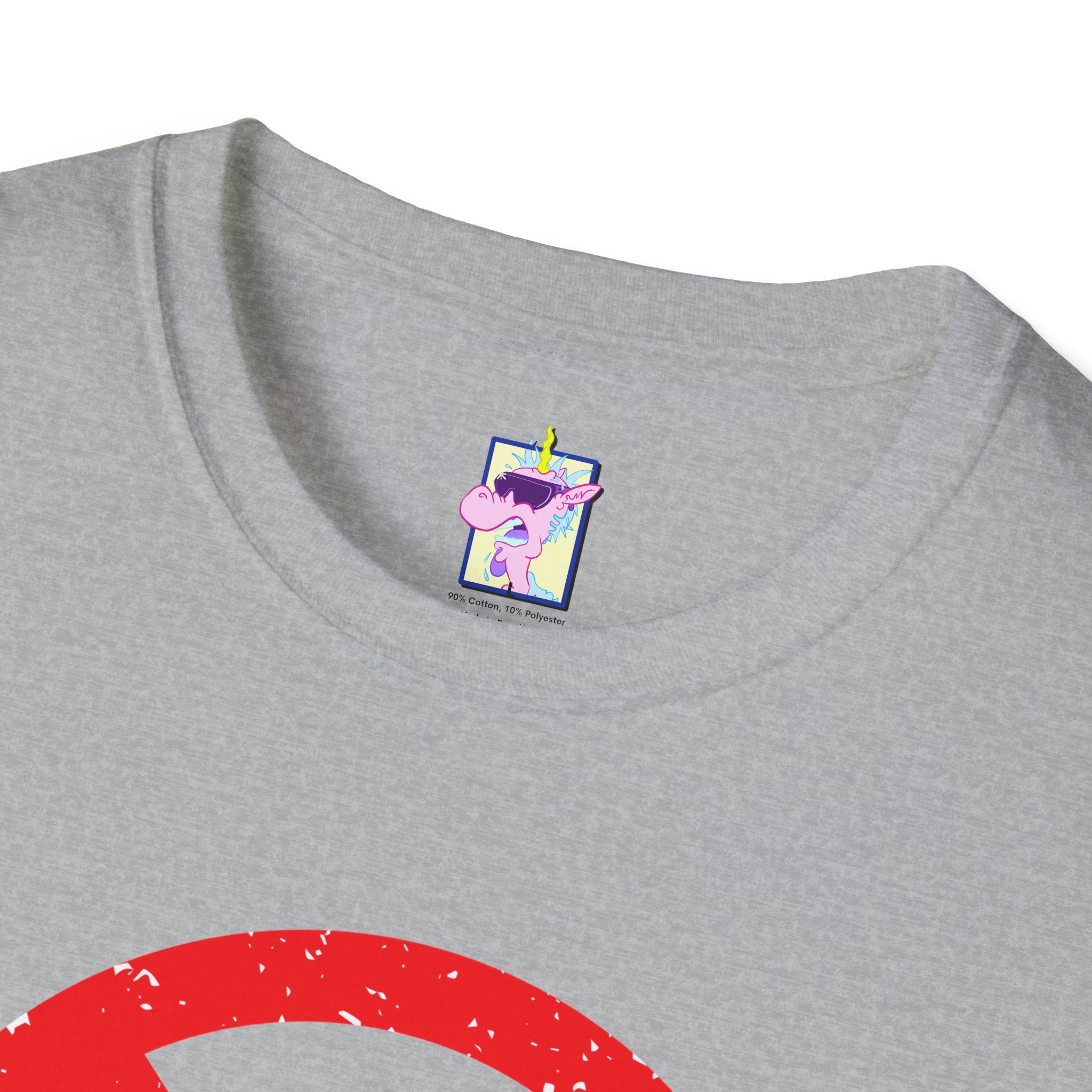 No Reggie Graphic Tee (Red Prohibition Sign)