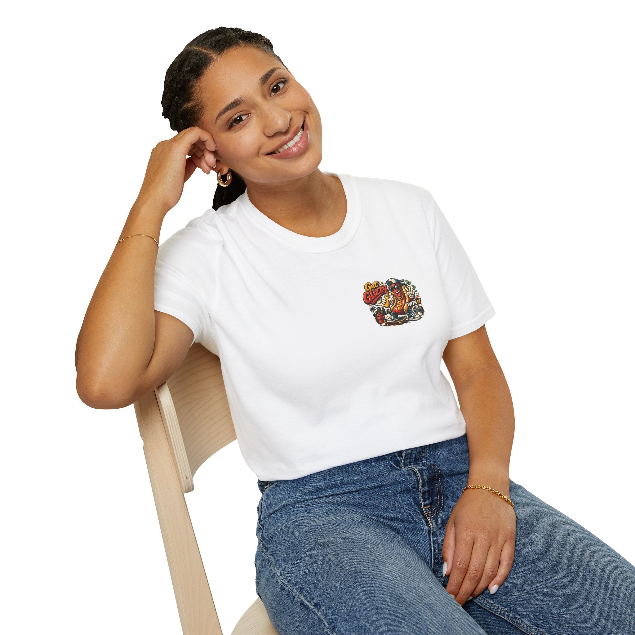 Get Glizzy With It Funny Hot Dog T-Shirt