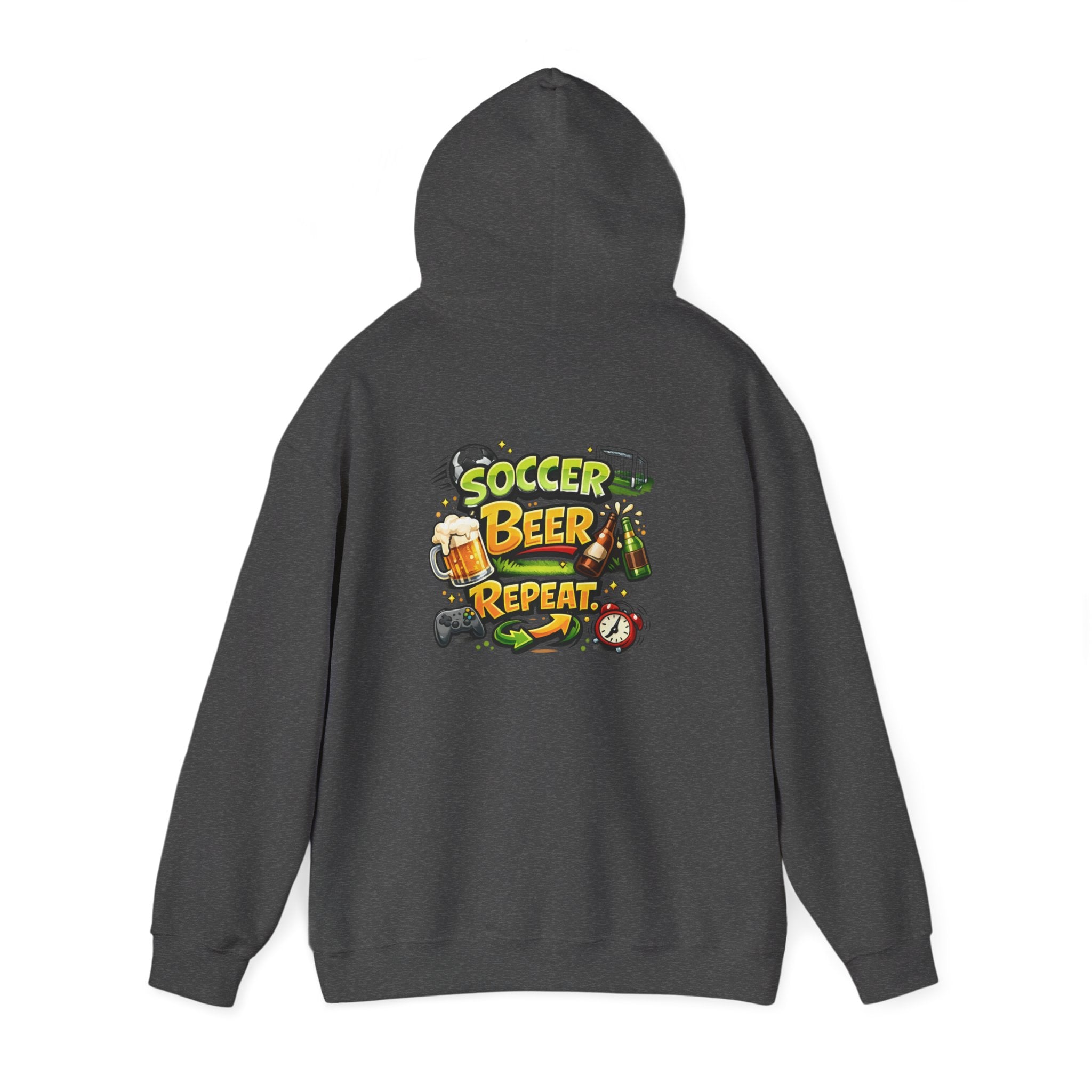 Soccer Beer Repeat Funny Hoodie