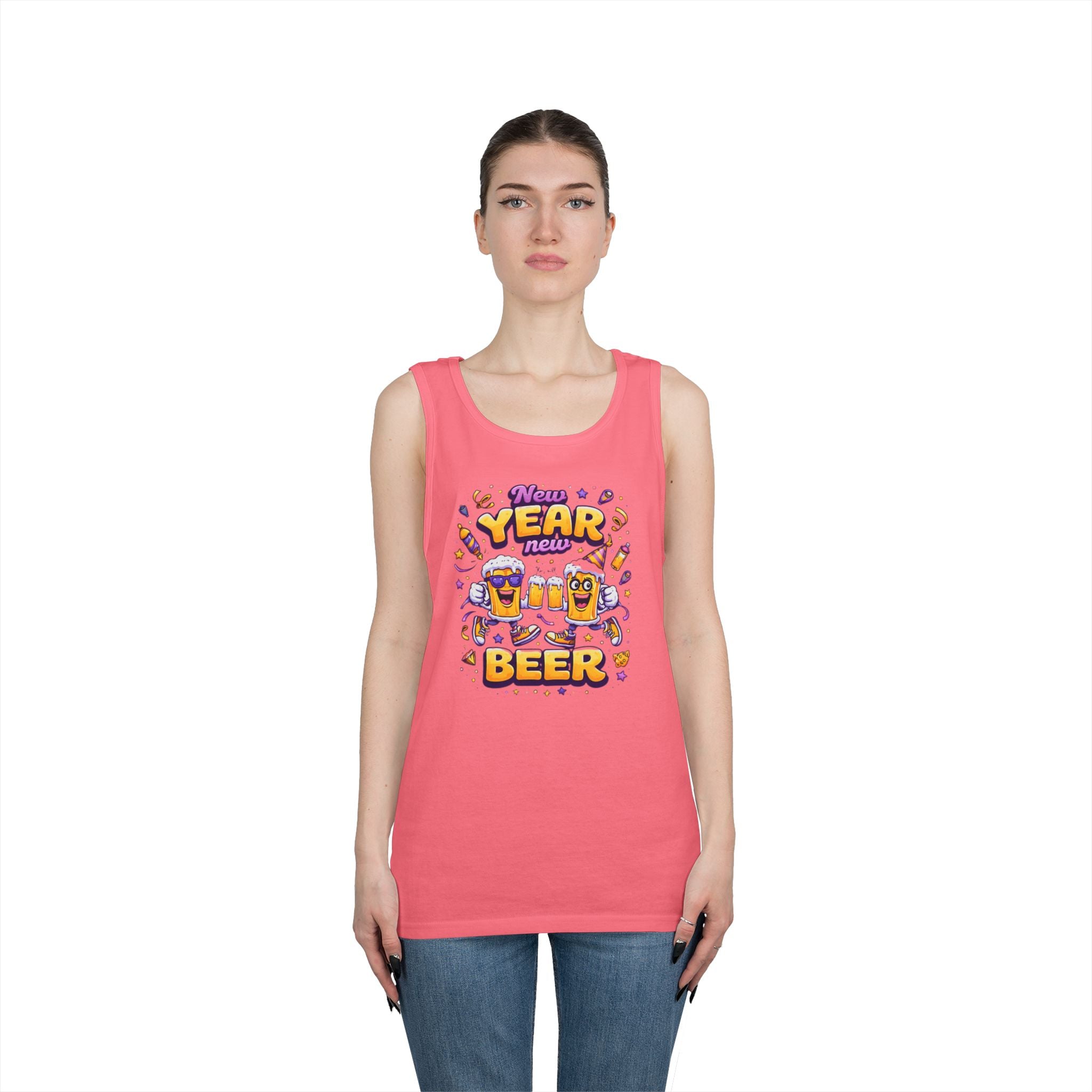 New Year New Beer Funny T-Shirt Sarcastic Drinking Tee Funny New Years Shirt Resolution Novelty Beer Gift Graphic Tee