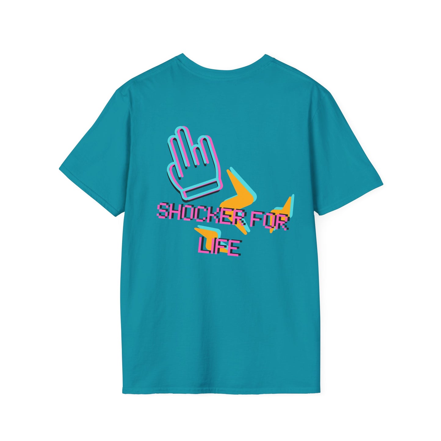 Unisex Softstyle T-Shirt: 'Are You Crooked?' & 'Shocker for Life' Graphic Tee