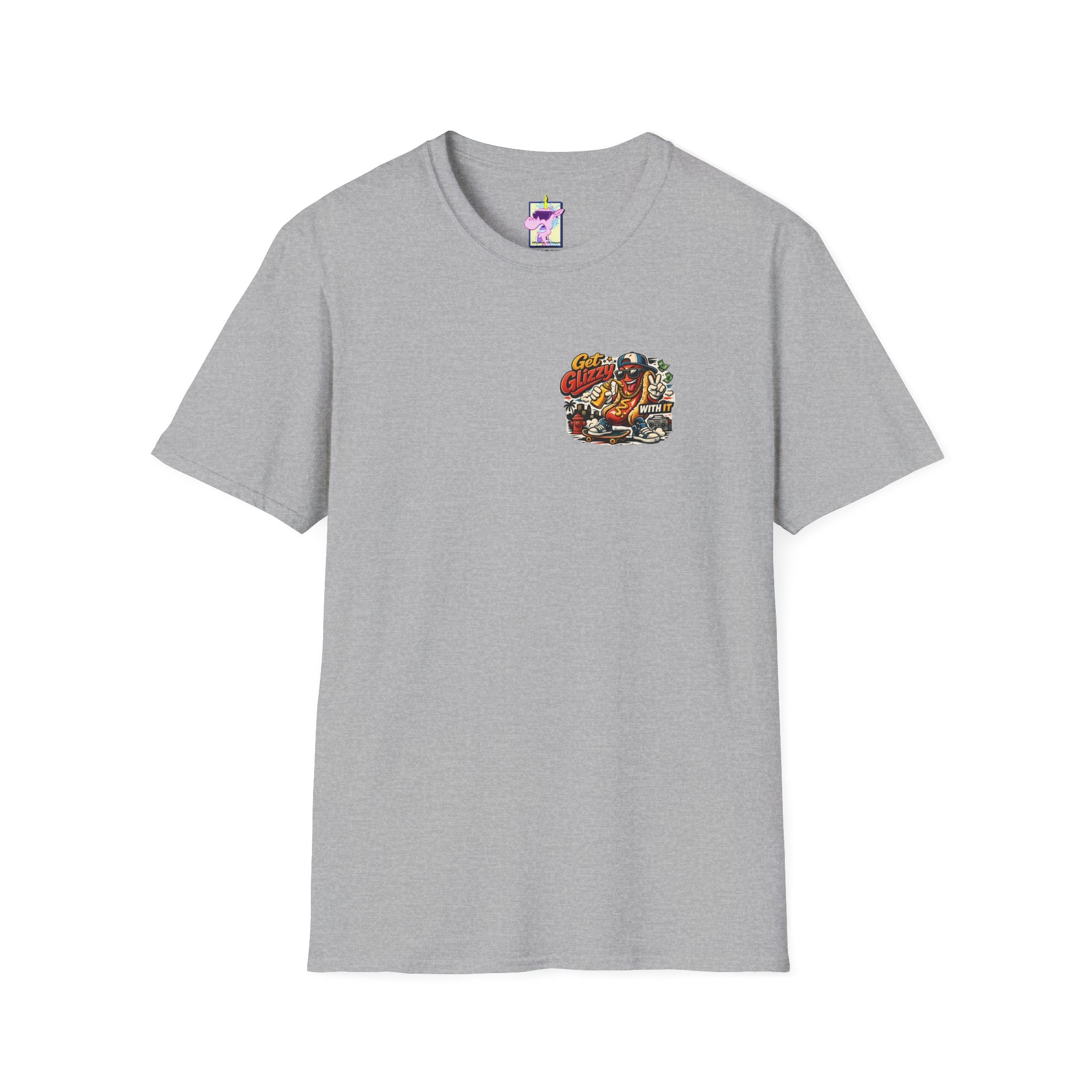 Get Glizzy With It Funny Hot Dog T-Shirt
