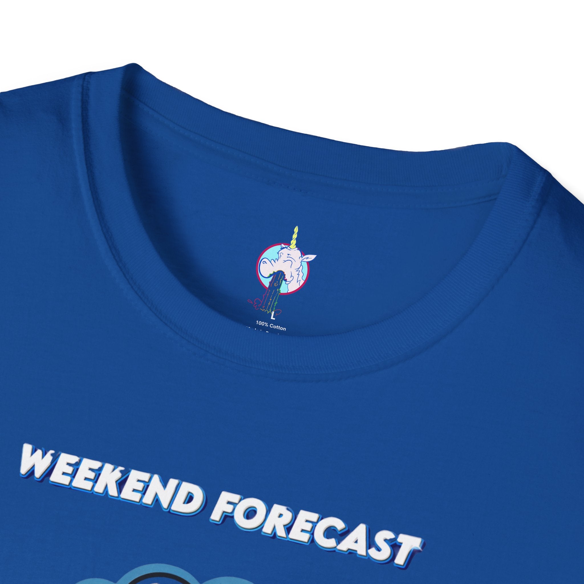 Weekend Forecast Tee — "99% Chance of Beer" Graphic T-Shirt