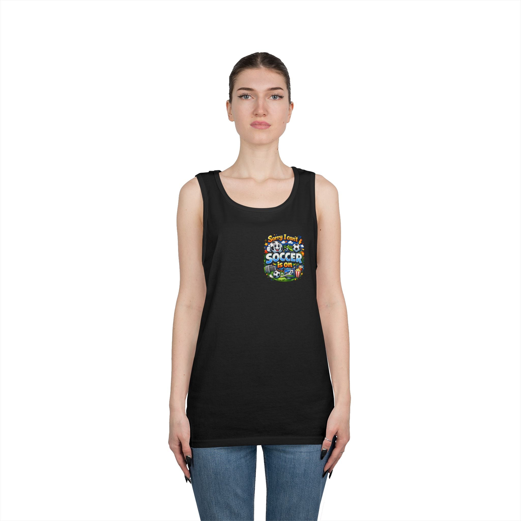 Sorry I Cant Soccer Is On Funny Tank Top