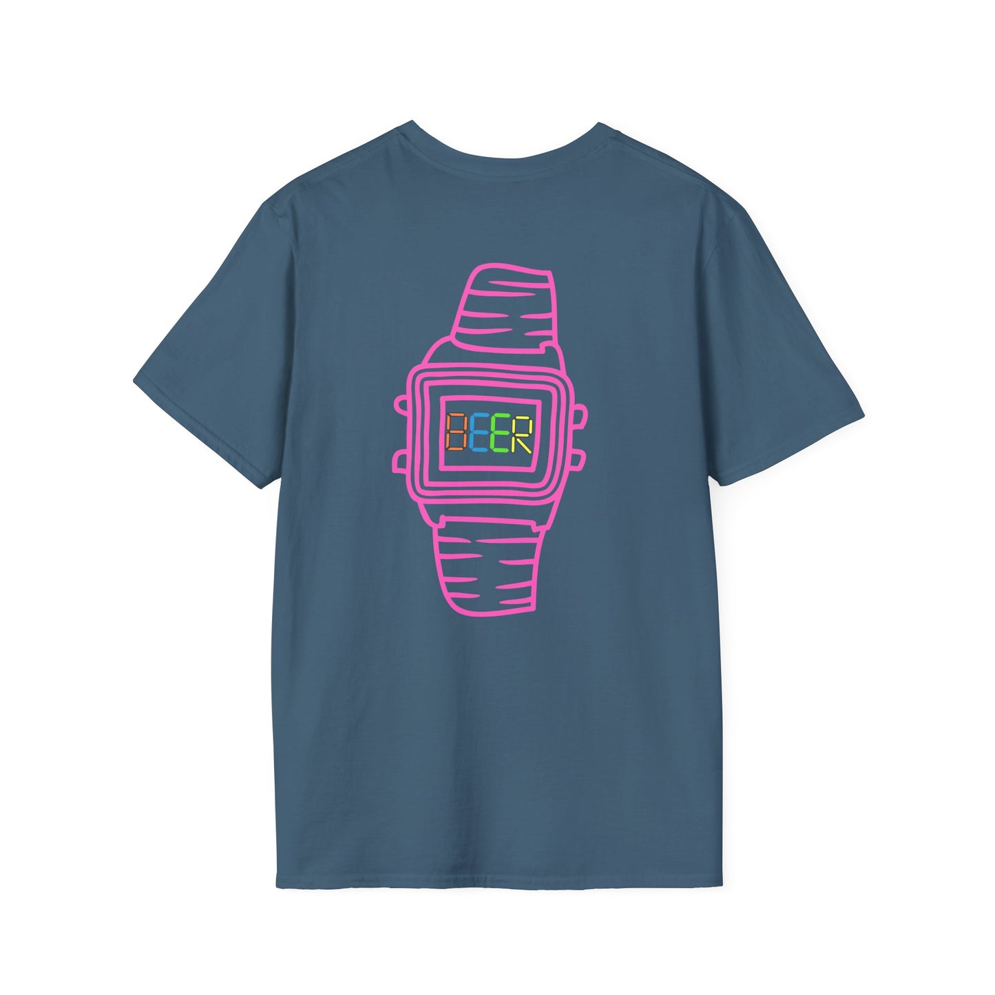 Retro Beer Watch Unisex T-Shirt, Fun Graphic Tee, Casual Wear, Summer Style, Perfect Gift for Beer Lovers, Party Shirt