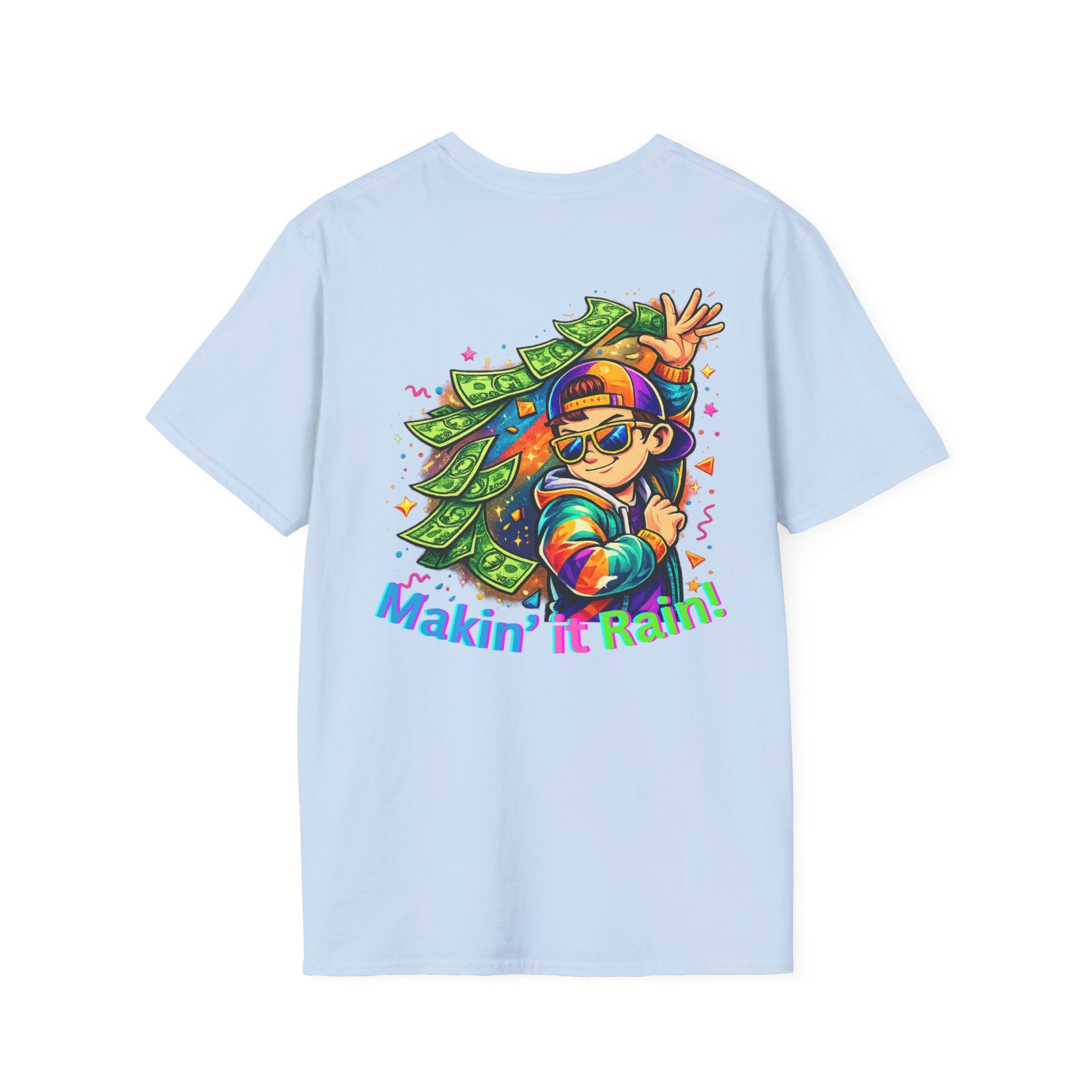 Making It Rain Money T-Shirt — Funny Bold Confident Graphic Tee