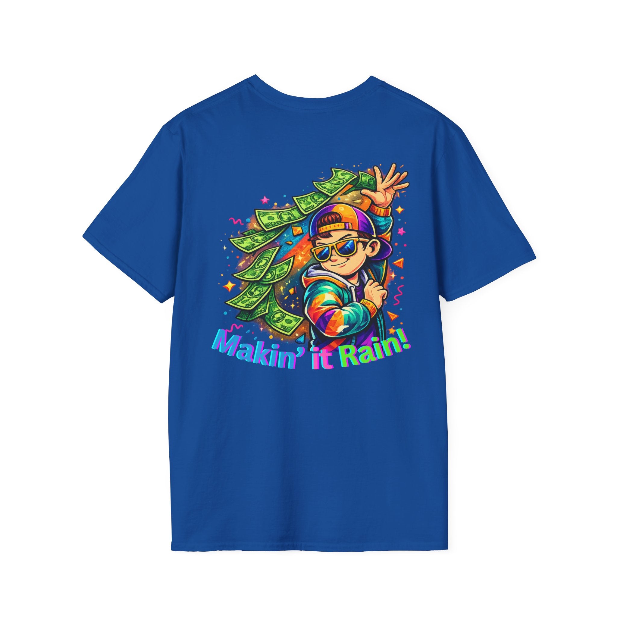 Making It Rain Money T-Shirt — Funny Bold Confident Graphic Tee