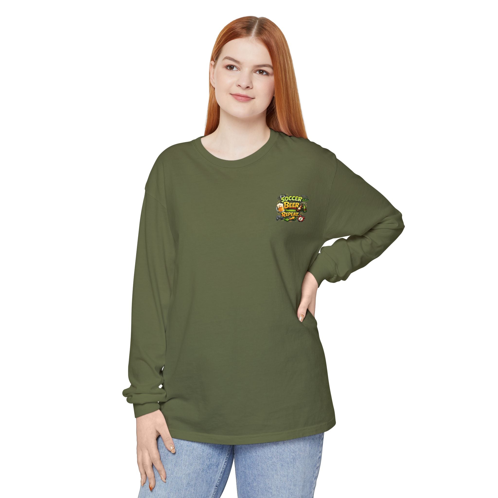 Soccer Beer Repeat Funny Sweatshirt