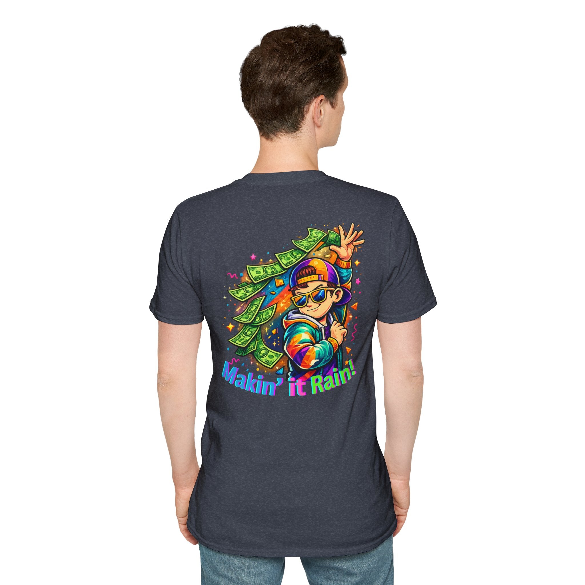 Making It Rain Money T-Shirt — Funny Bold Confident Graphic Tee