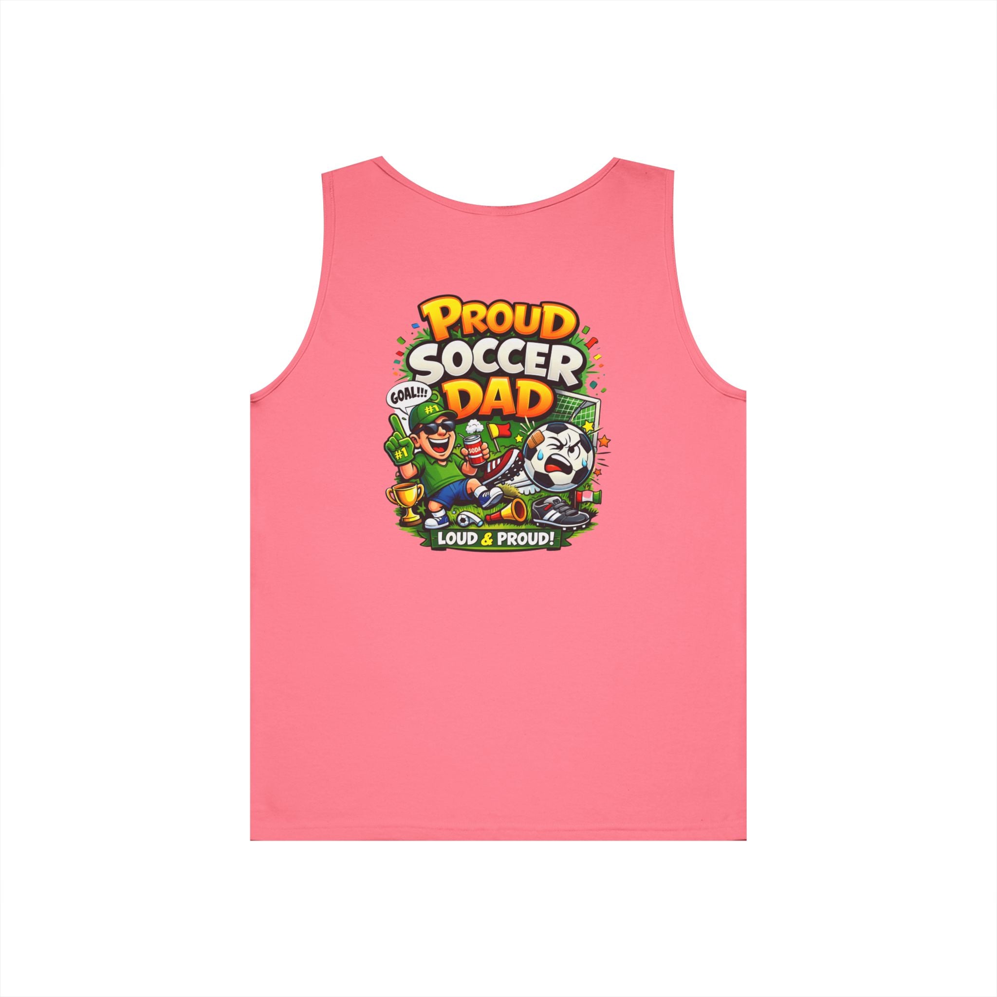 Proud Soccer Dad Tank Top — Loud & Proud Dad Soccer Shirt