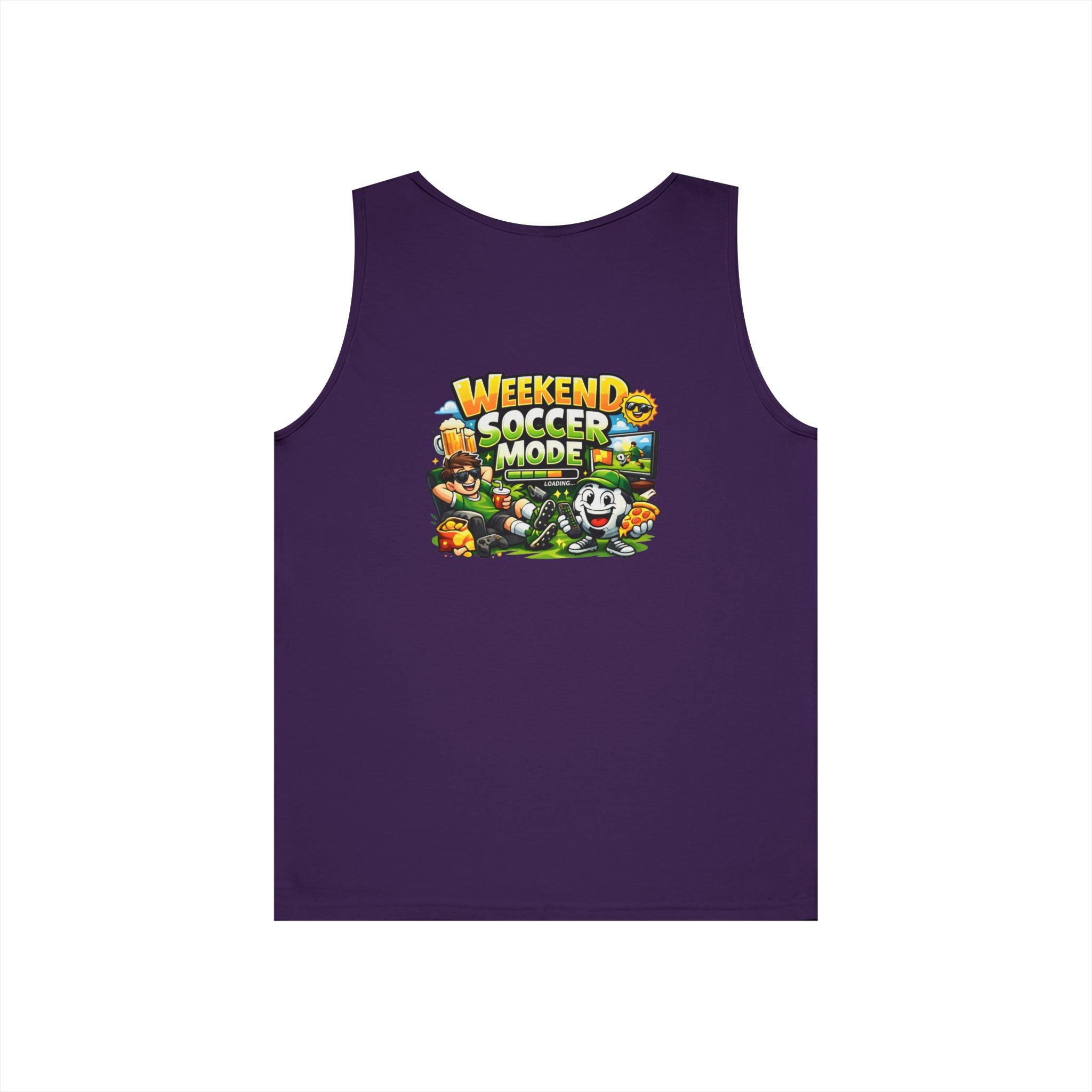 Weekend Soccer Mode Funny Tank Top