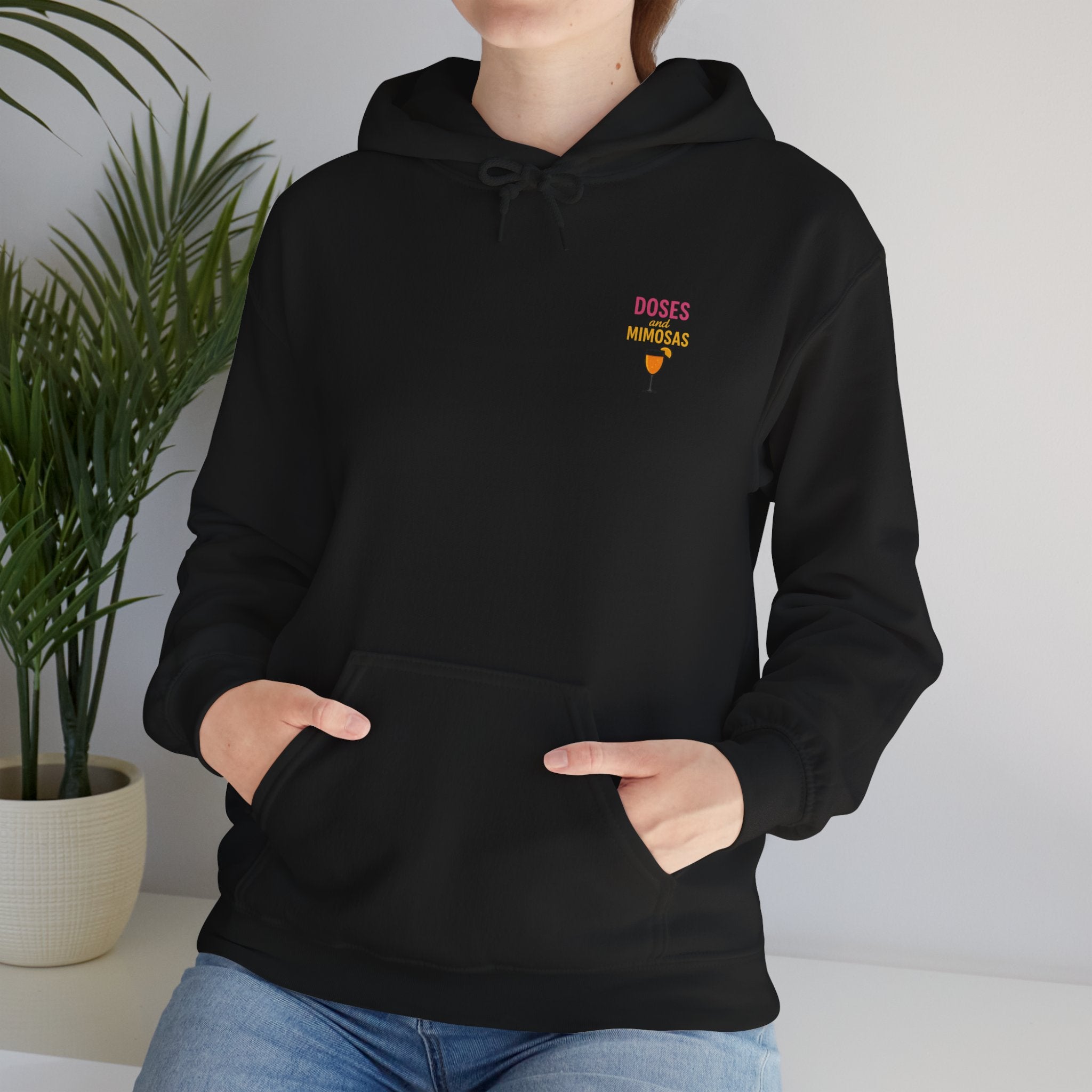 Party Vibes Hooded Sweatshirt — "Sunday Funday" Doses & Mimosas