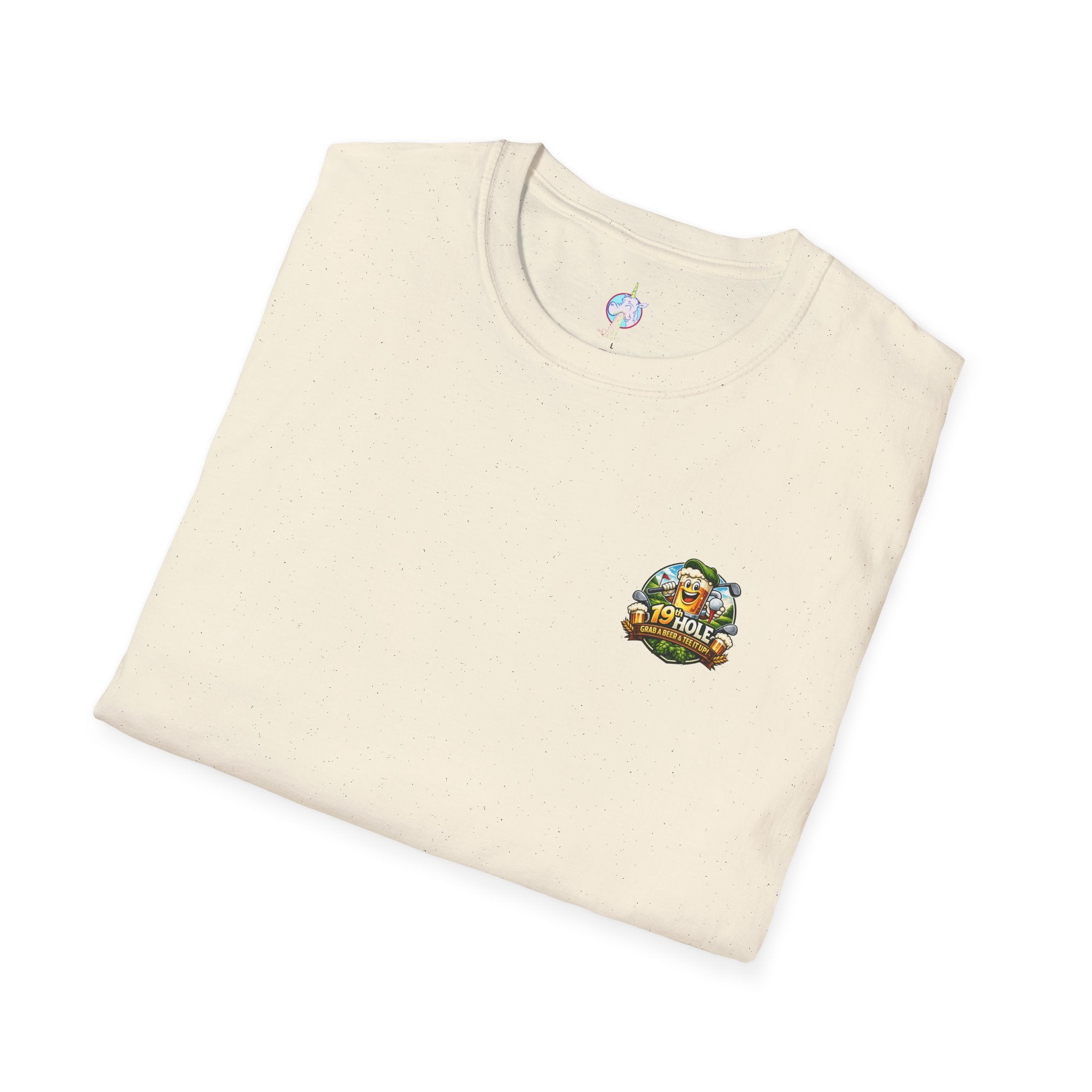19th Hole Golf T-Shirt — "Grab a Beer & Tee It Up" Vintage Golfing Tee