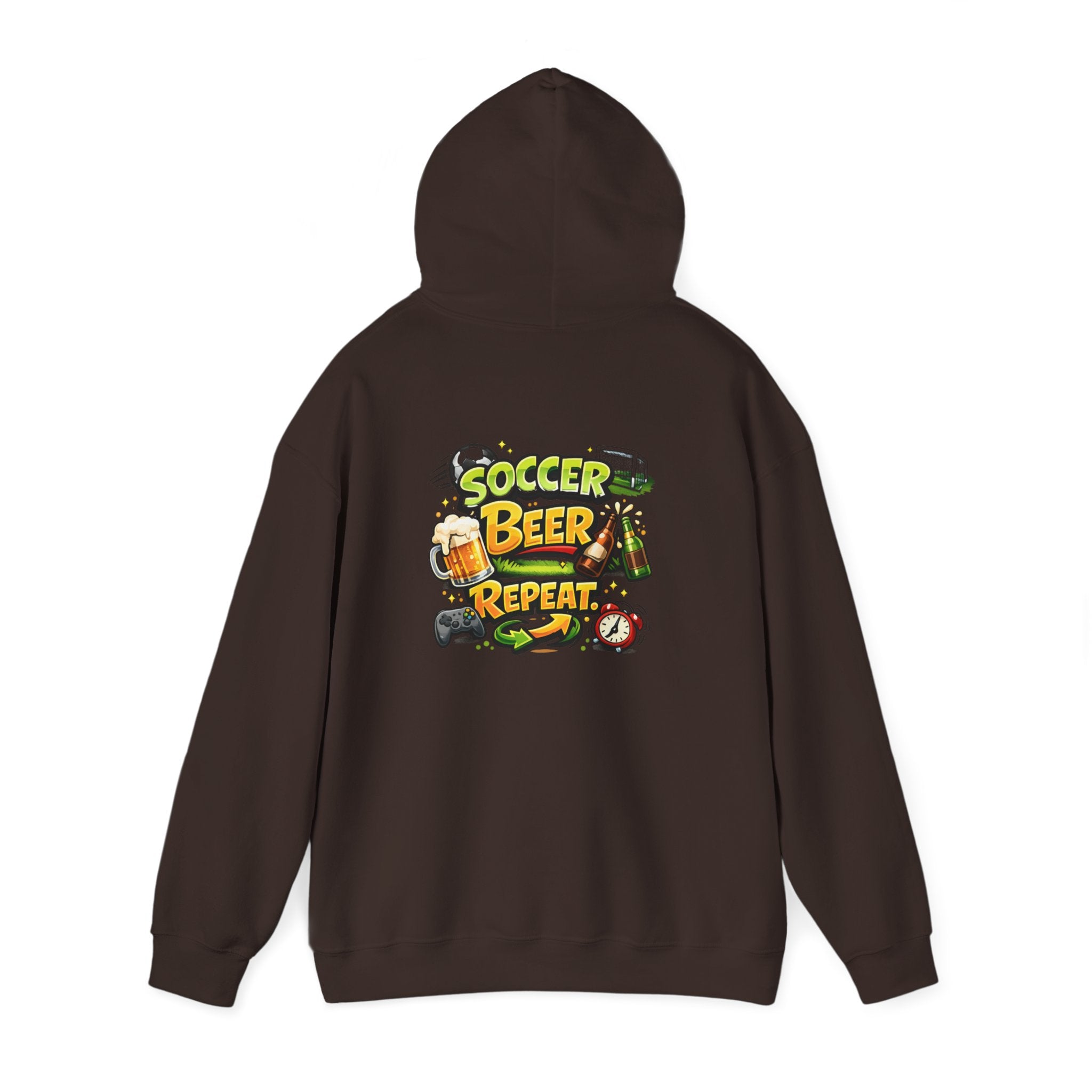 Soccer Beer Repeat Funny Hoodie