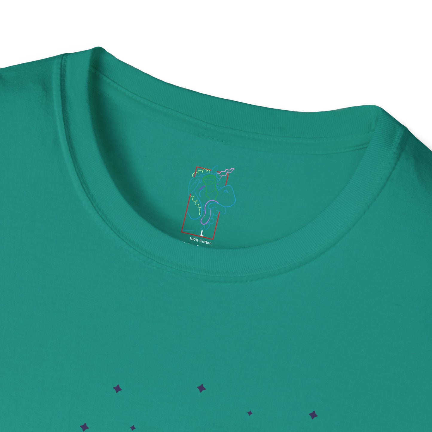 Unisex Softstyle T-Shirt with Rocket Design - Perfect for Space Lovers, Parties, Birthdays, Everyday Wear, or Gifts