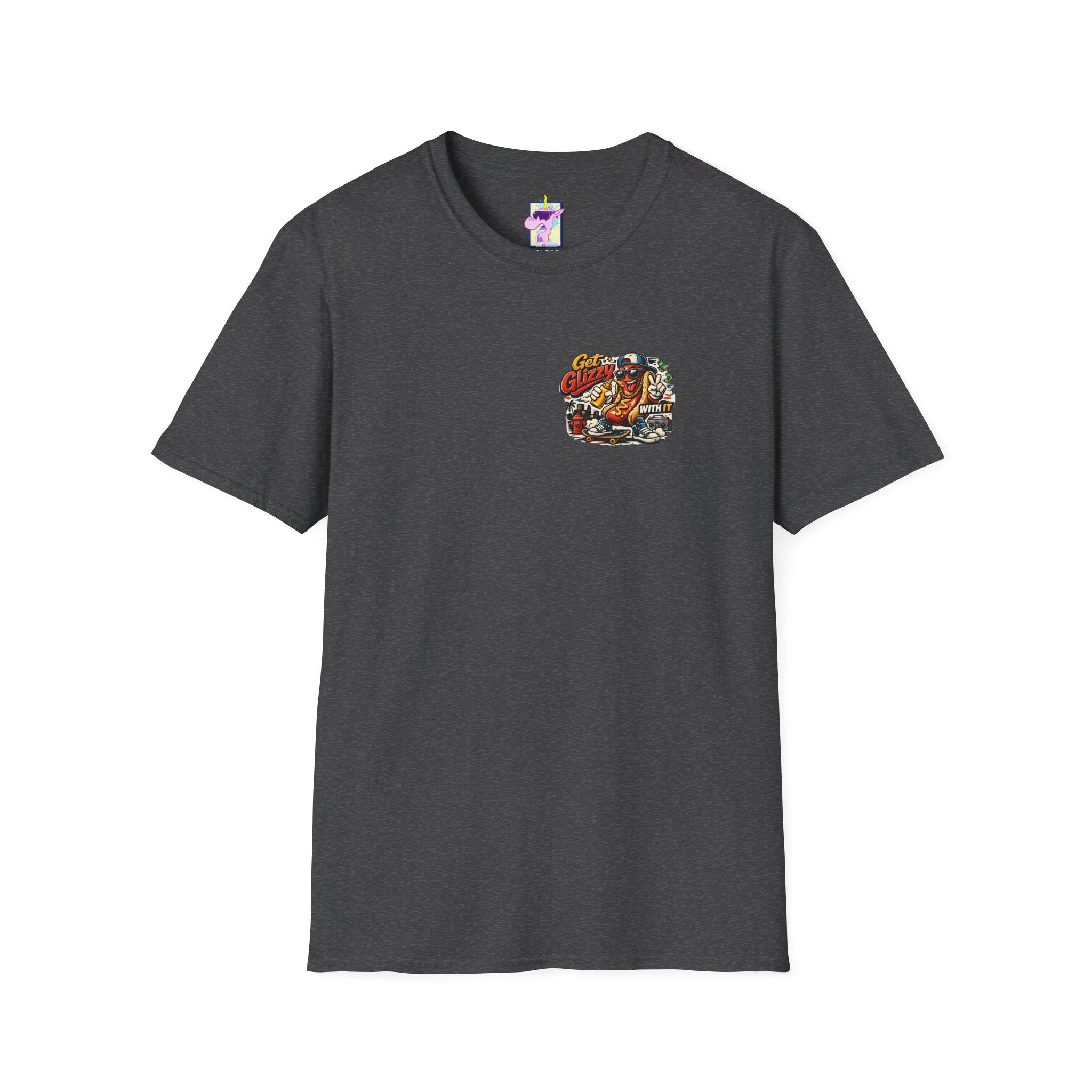 Get Glizzy With It Funny Hot Dog T-Shirt