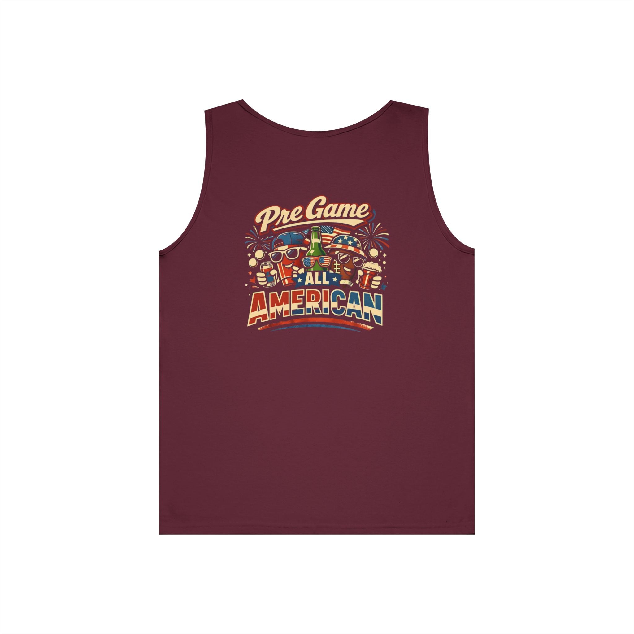 Pre Game All American Funny Tank Top