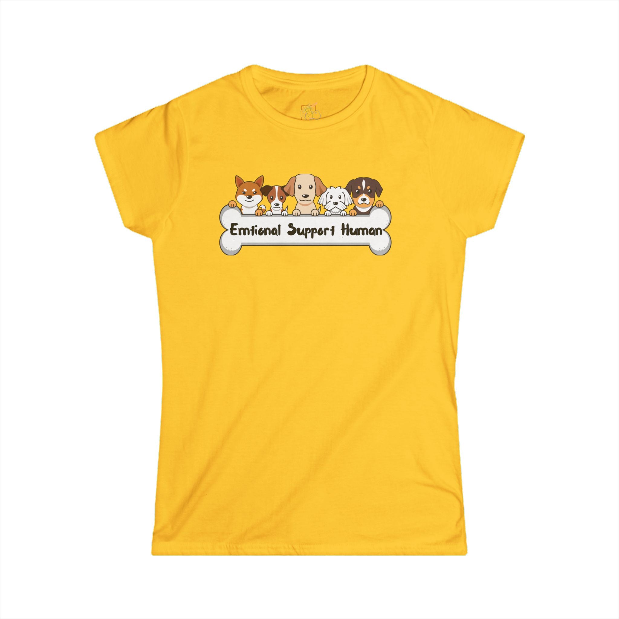 Cute Funny Dog Love T-Shirt — Happy Pup Graphic Tee for Women