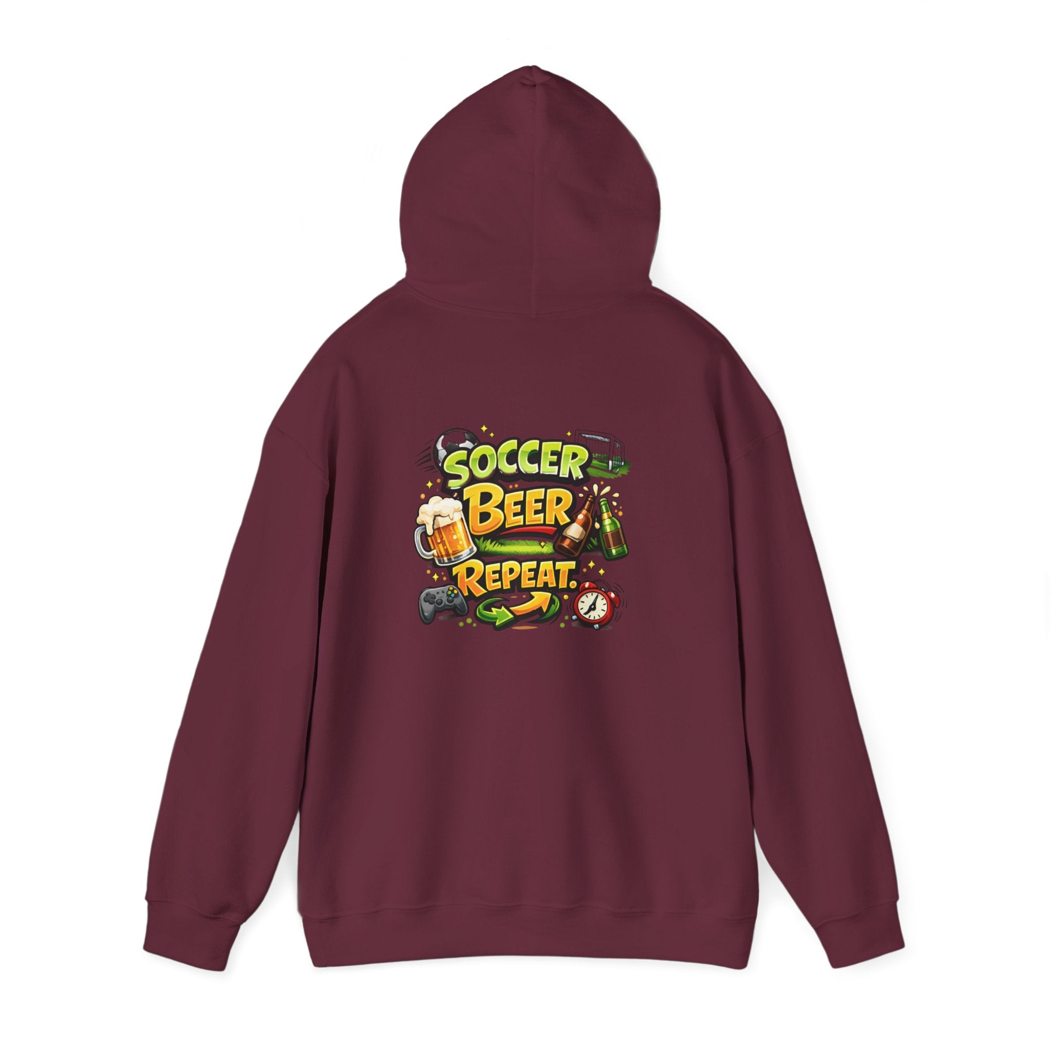 Soccer Beer Repeat Funny Hoodie