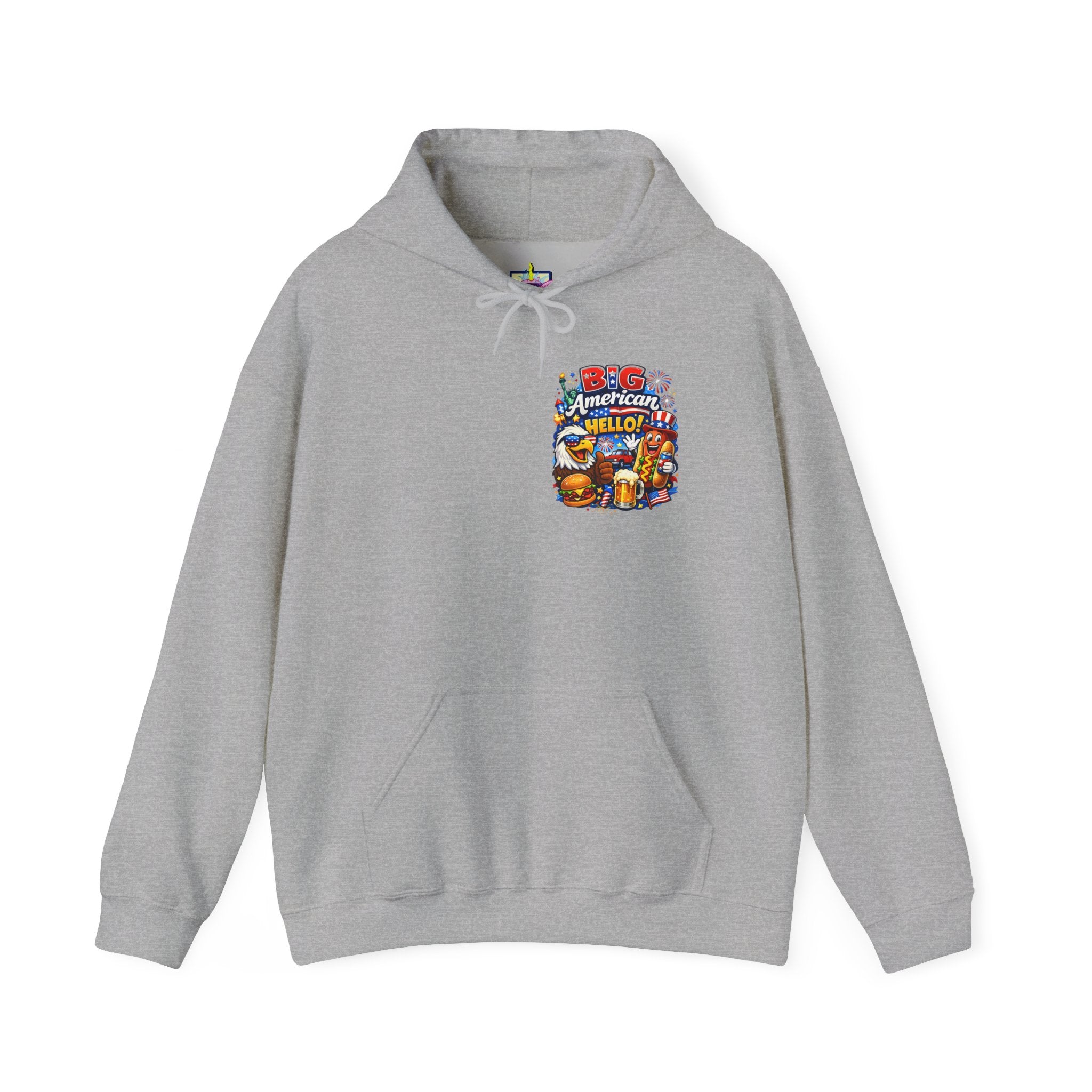 Big American Hello Funny Hoodie