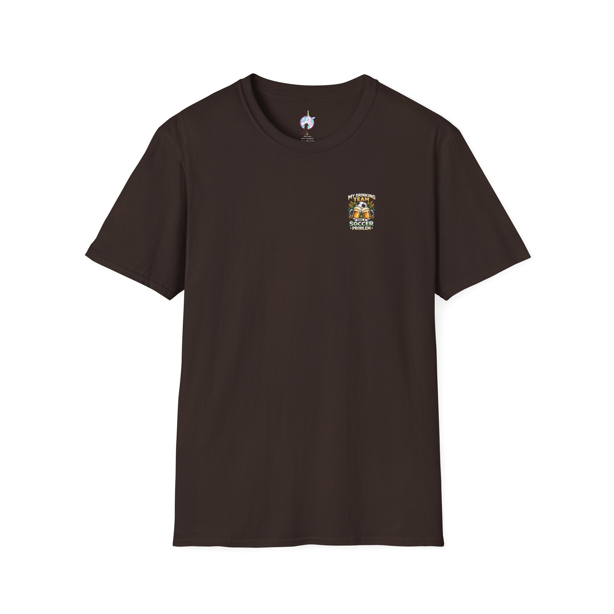 Soccer Drinking Team T-Shirt — "My Drinking Team Has a Soccer Problem" Football Beer Tee