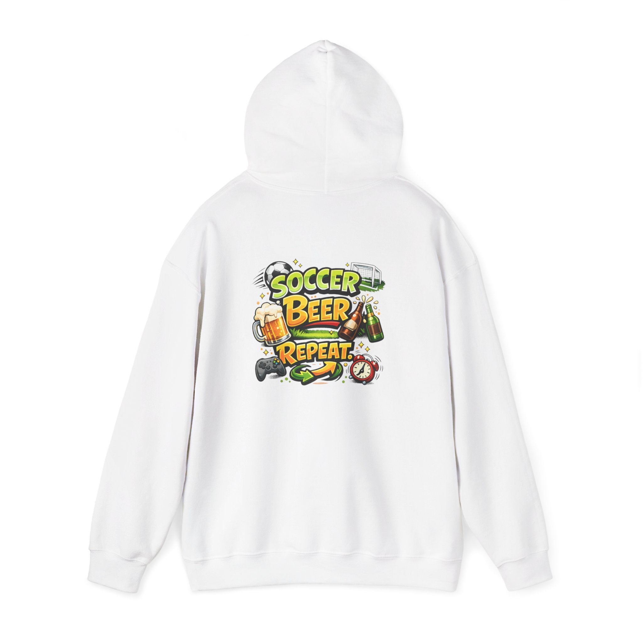 Soccer Beer Repeat Funny Hoodie
