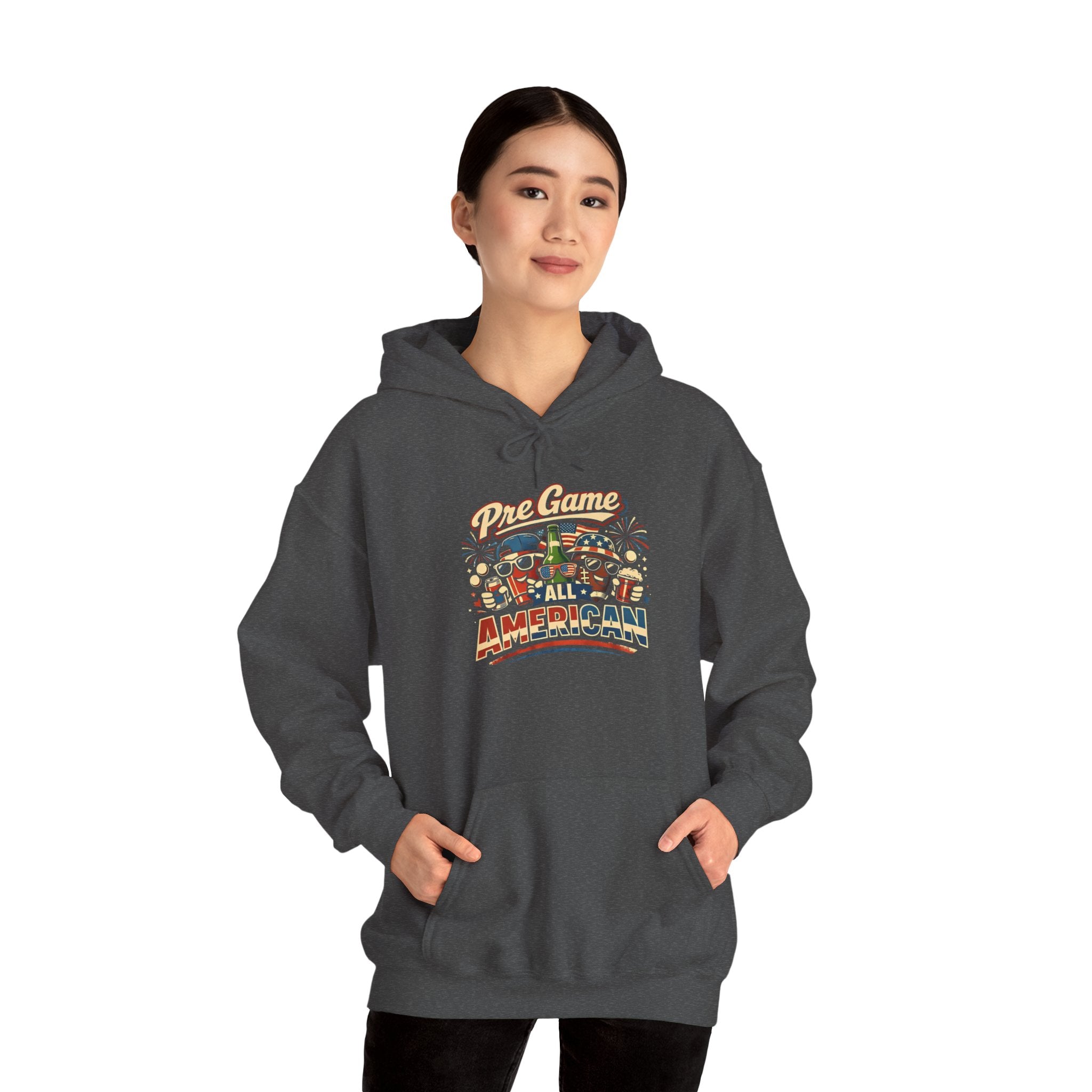 Pre Game All American Funny Hoodie