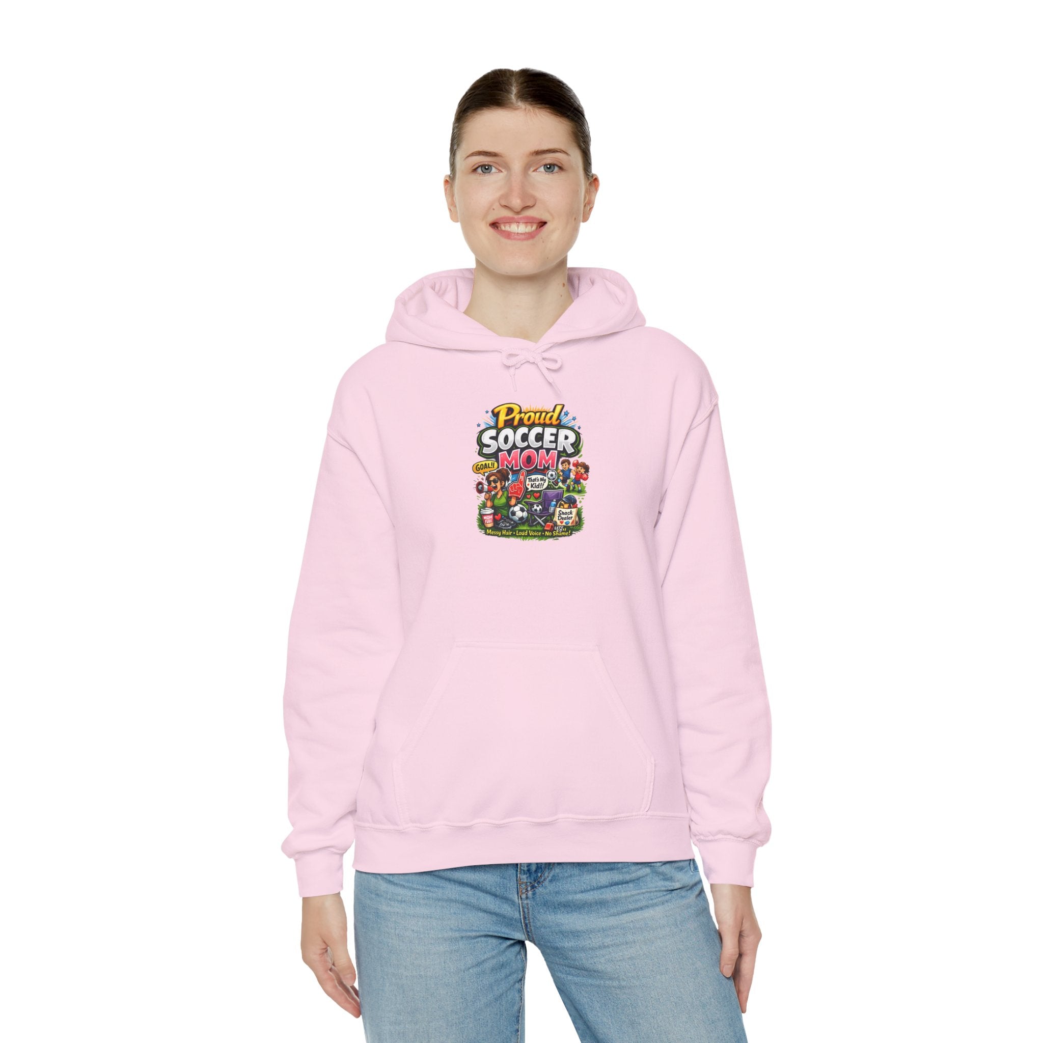 Proud Soccer Mom Funny Hoodie
