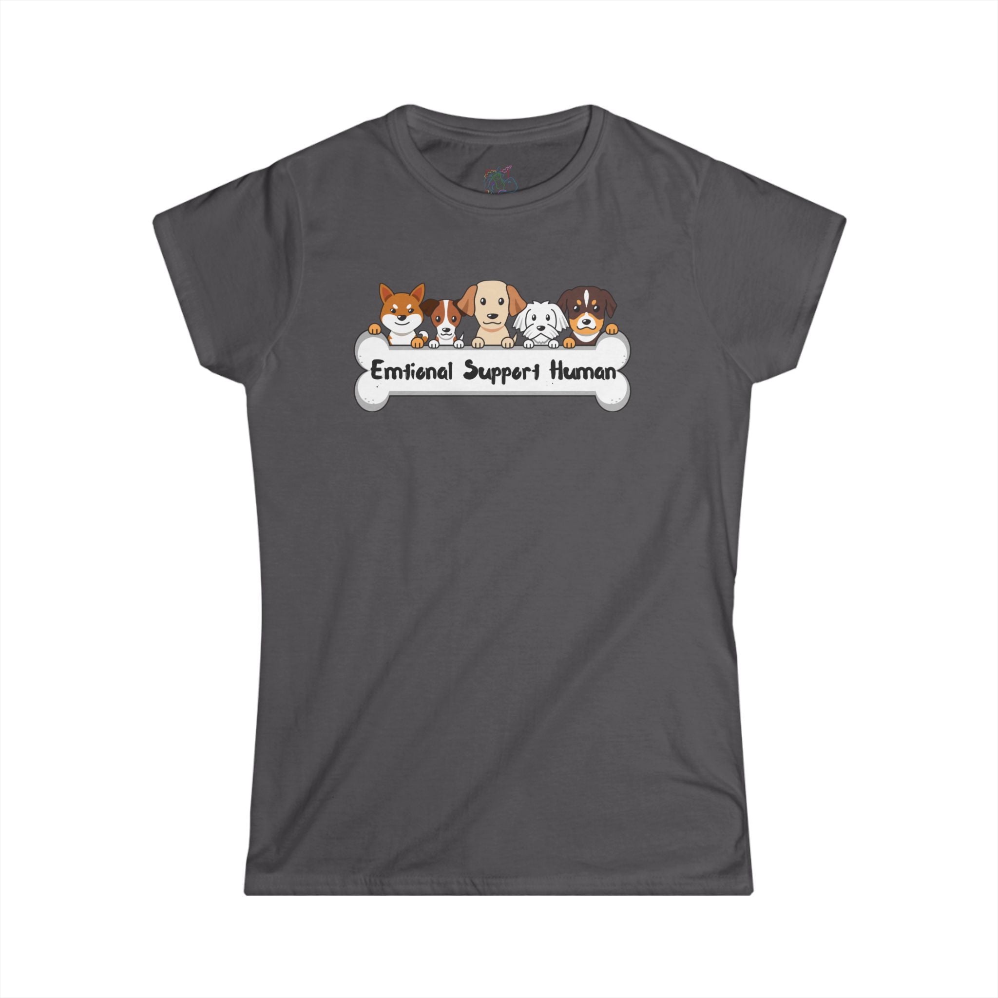 Cute Funny Dog Love T-Shirt — Happy Pup Graphic Tee for Women
