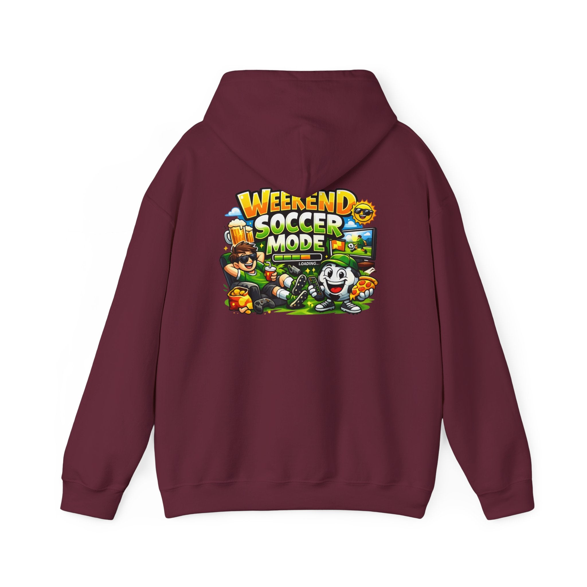 Weekend Soccer Mode Funny Hoodie
