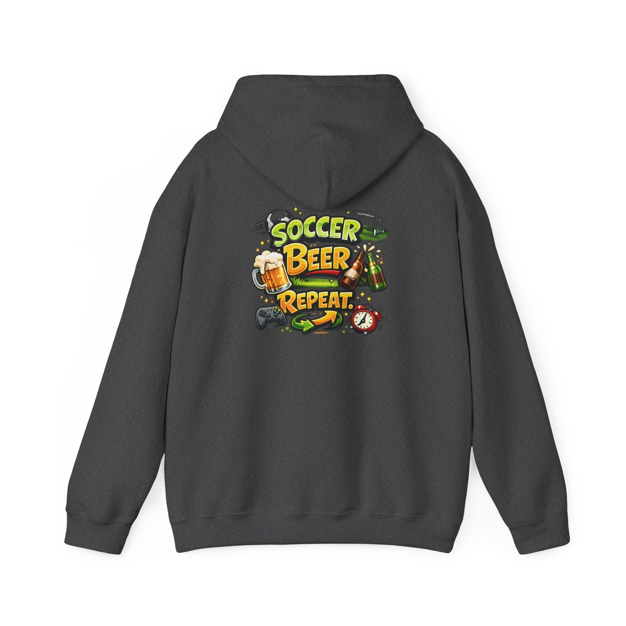 Soccer Beer Repeat Funny Hoodie