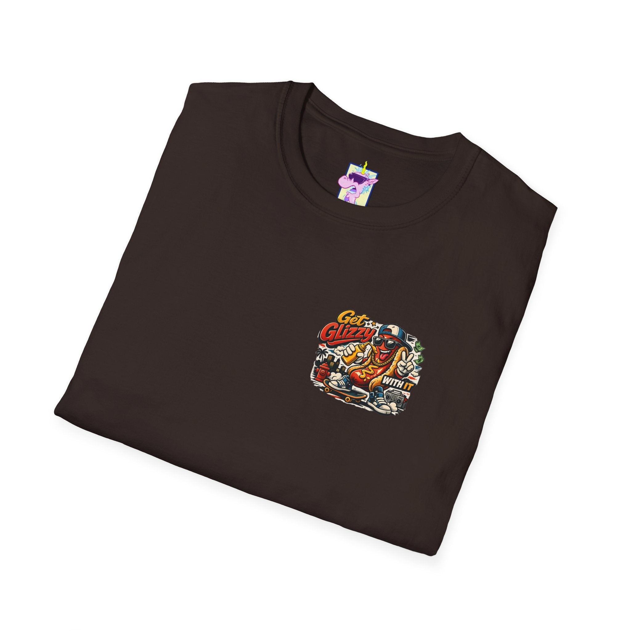 Get Glizzy With It Funny Hot Dog T-Shirt