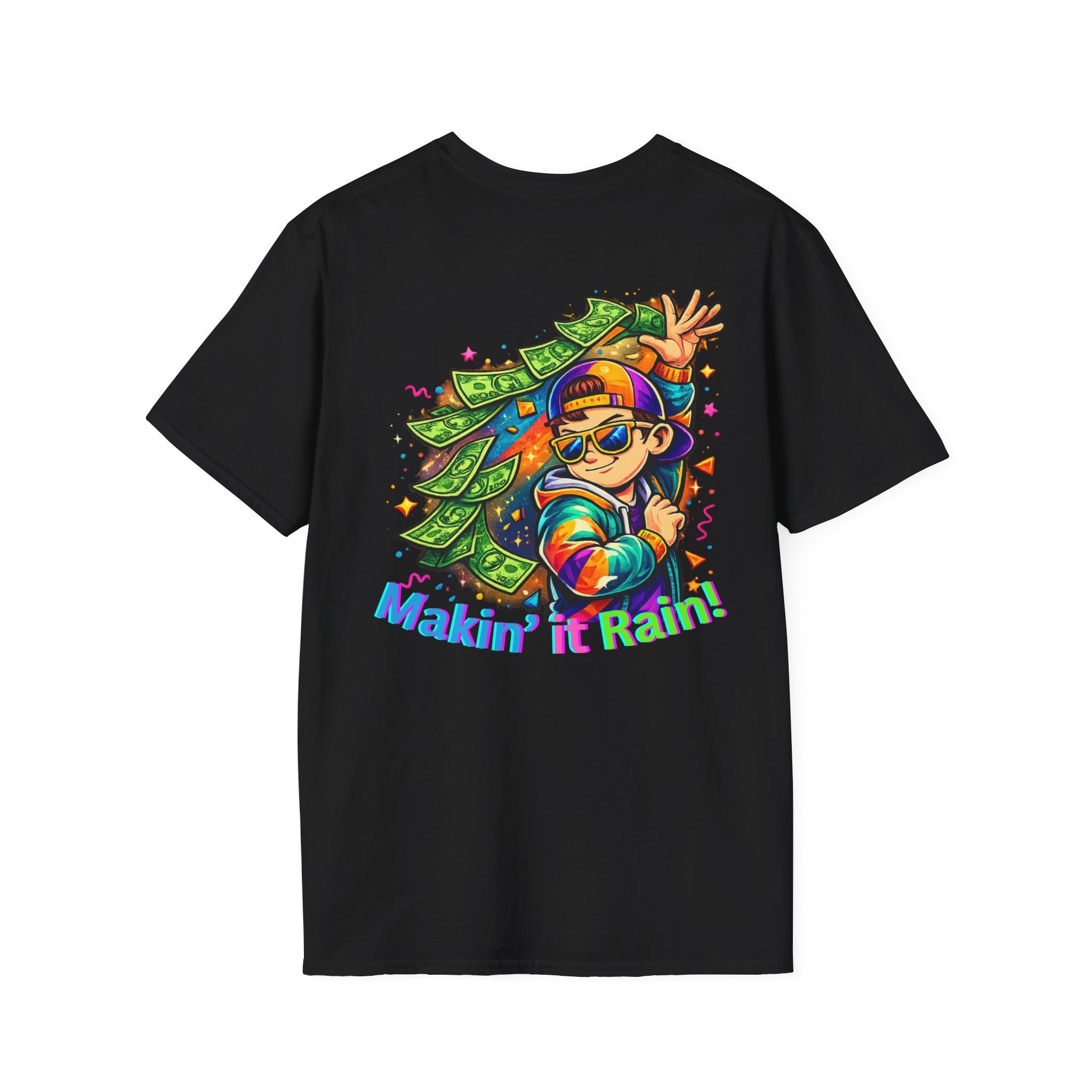 Making It Rain Money T-Shirt — Funny Bold Confident Graphic Tee